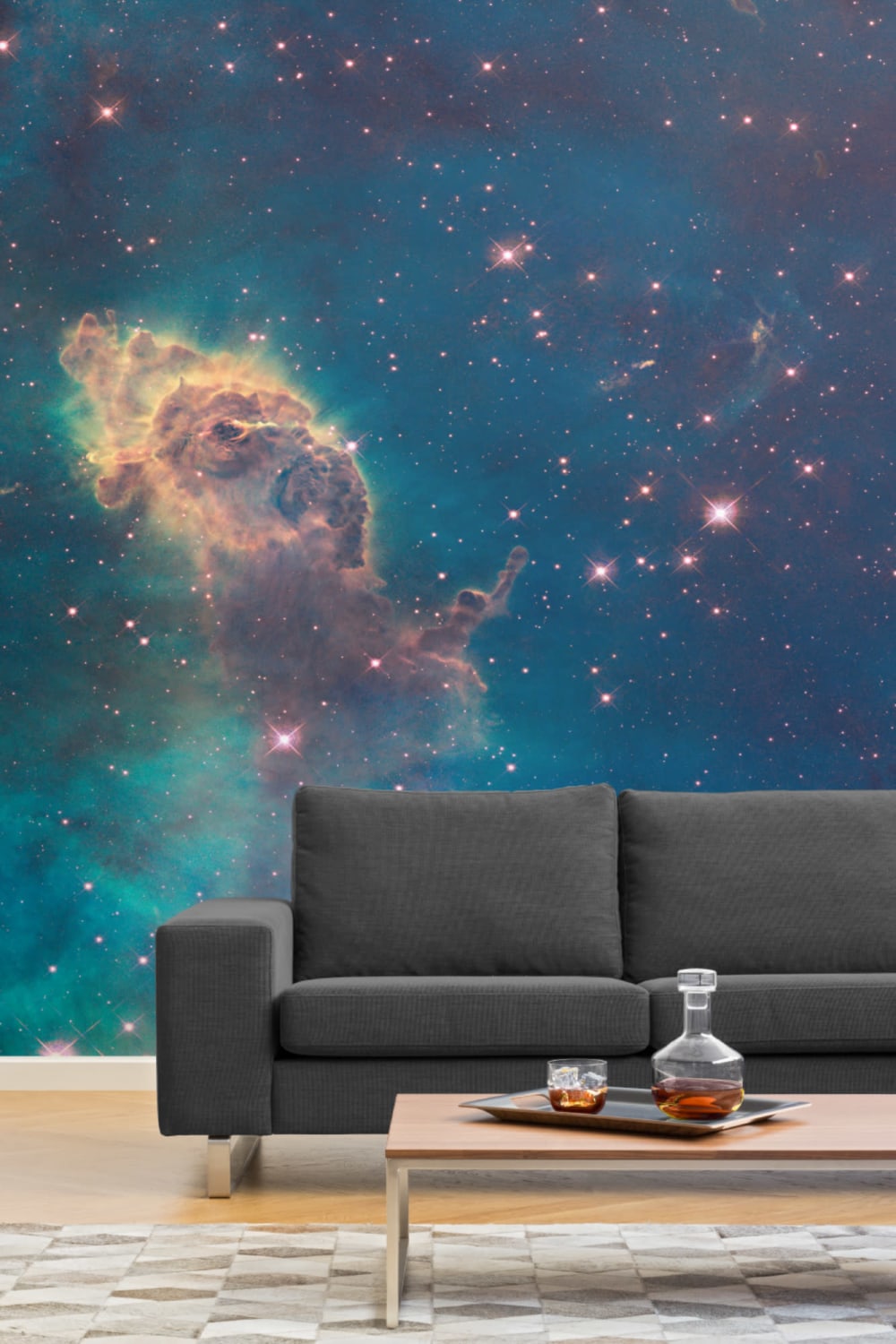 Stellar Jet Nebula Wallpaper Mural