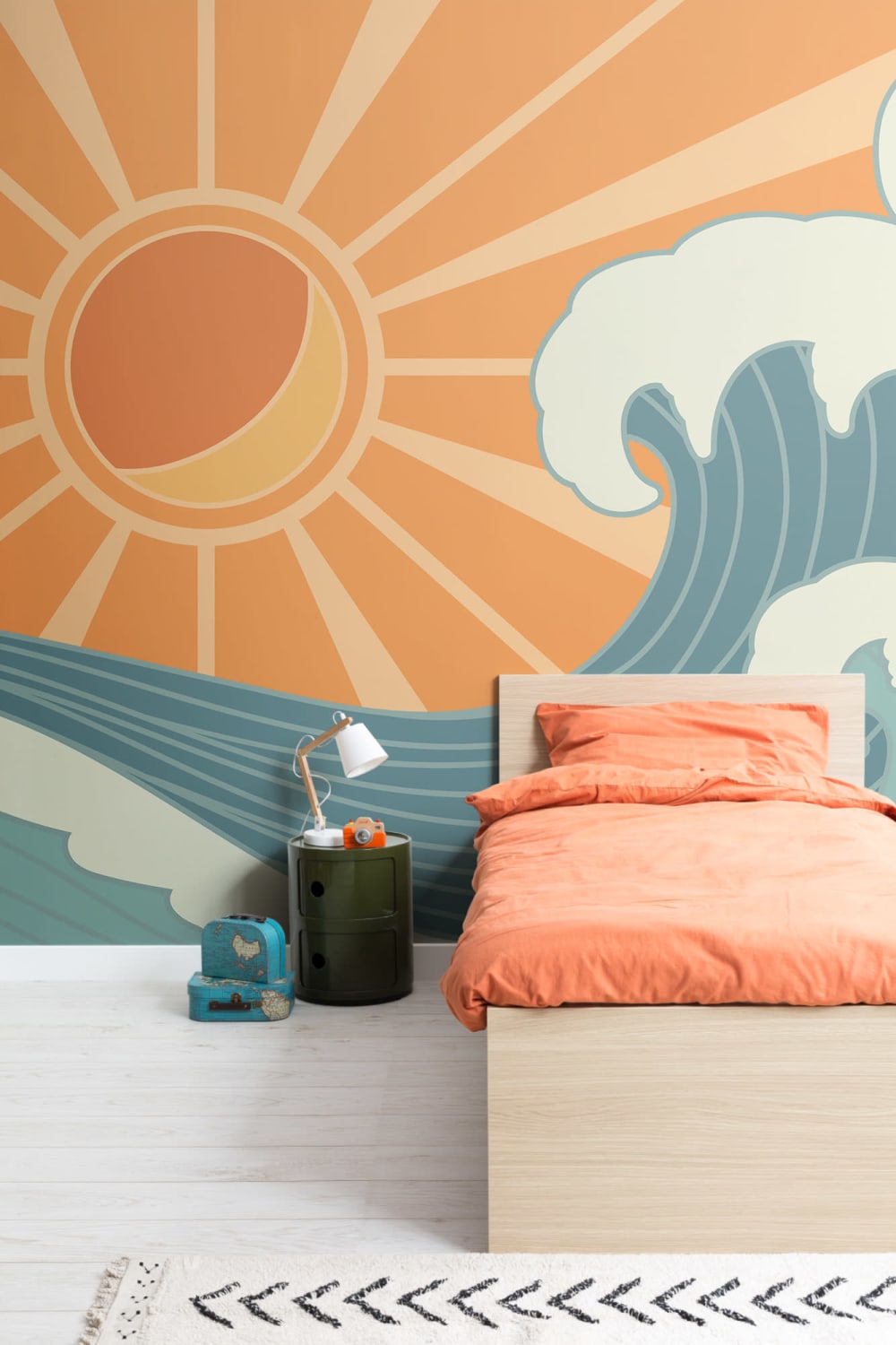 Retro Surf Wallpaper Mural