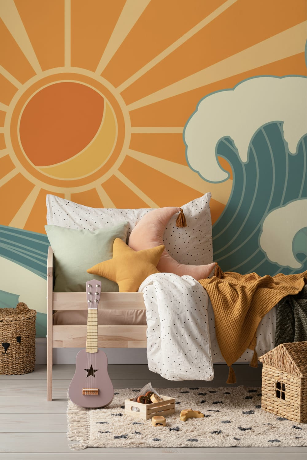 Retro Surf Wallpaper Mural