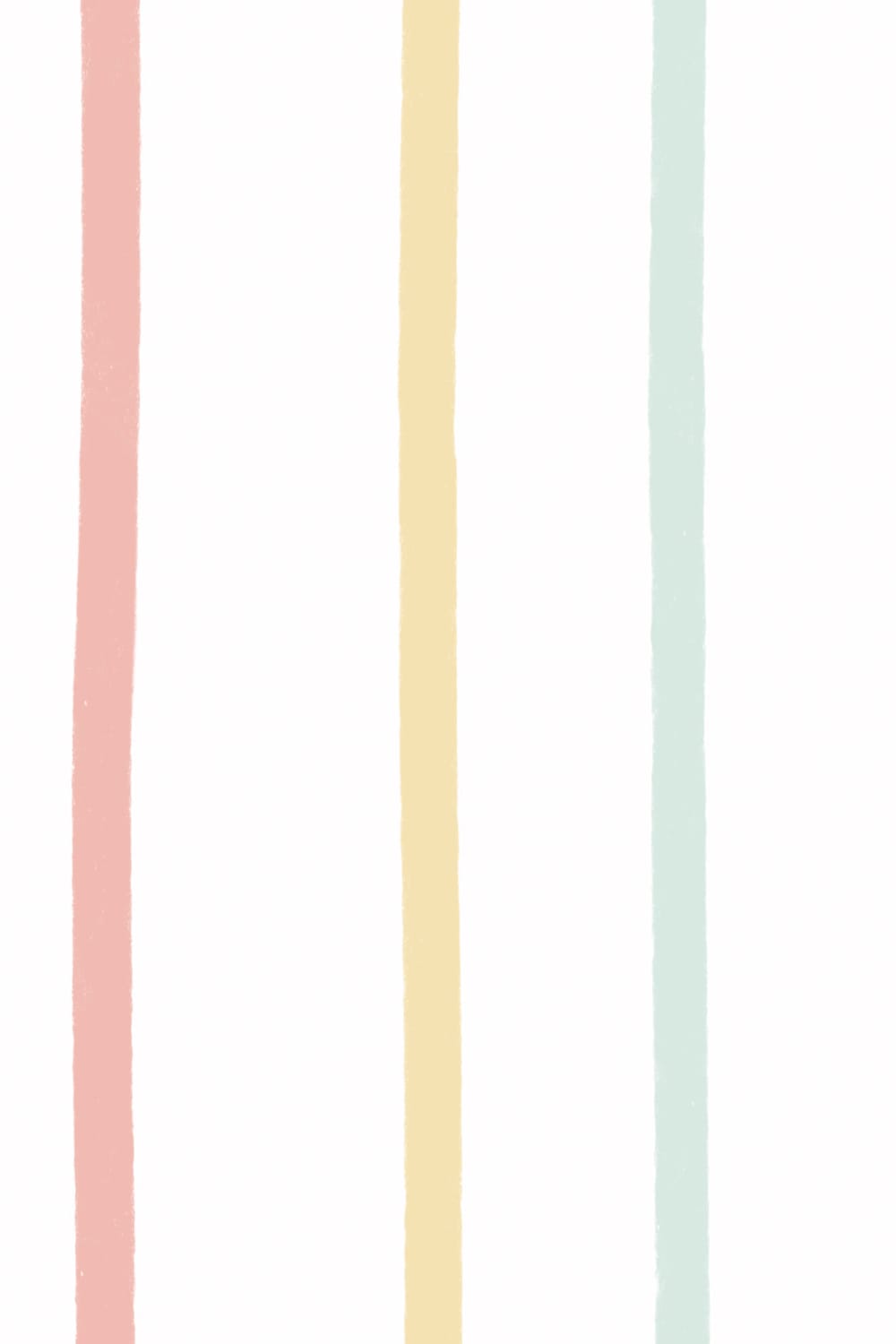 Pastel Rainbow Stripe Wallpaper