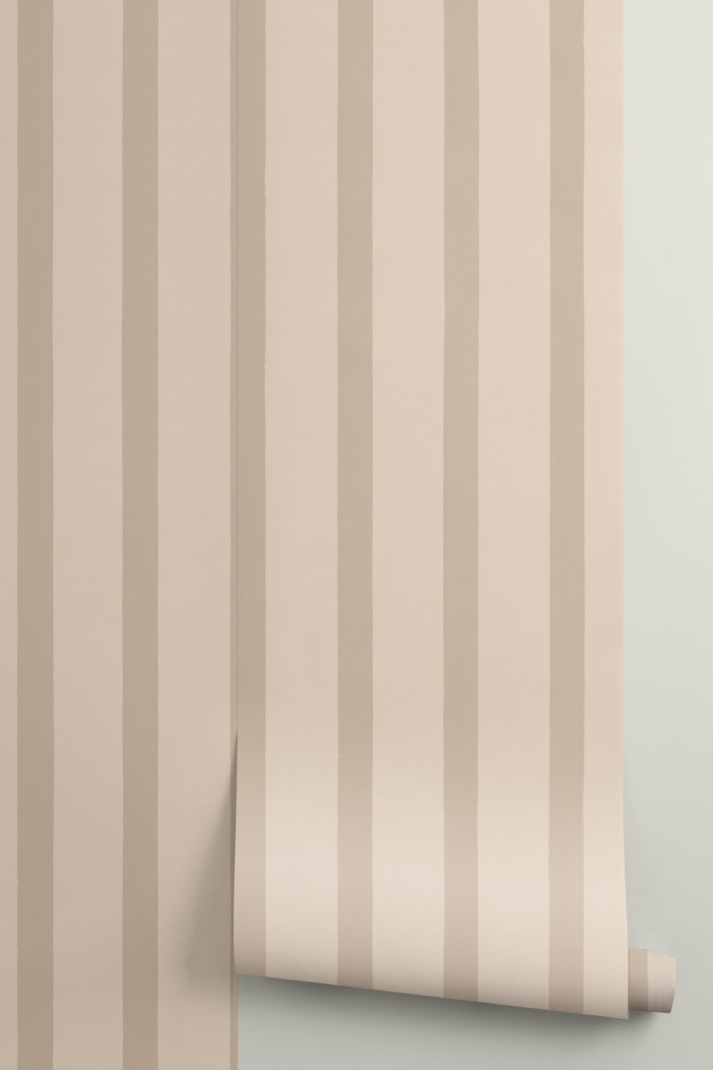 Beige gestreiftes zeitgenössisches ruhiges Design Fototapete