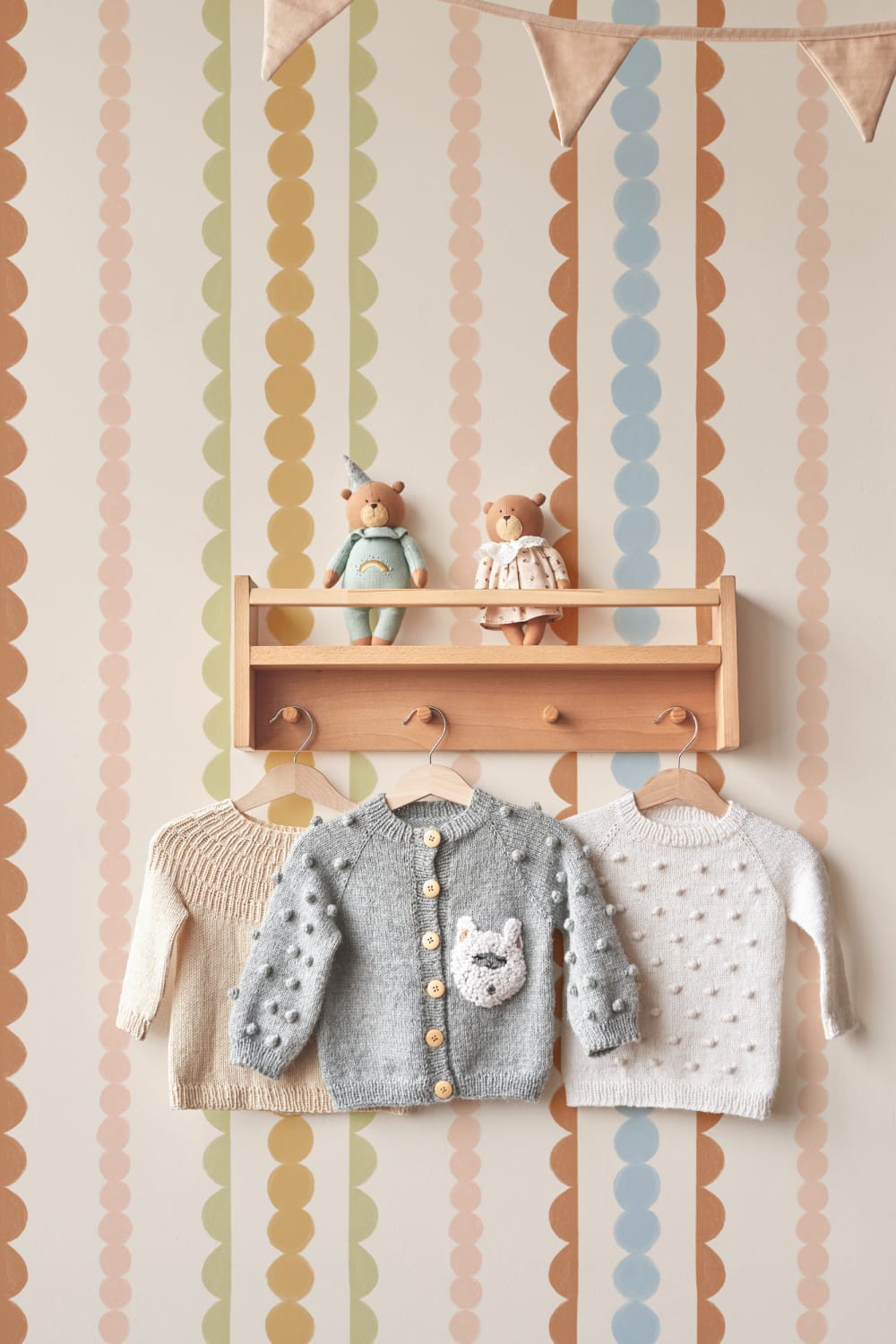 Multi Scallop dungi verticale murale