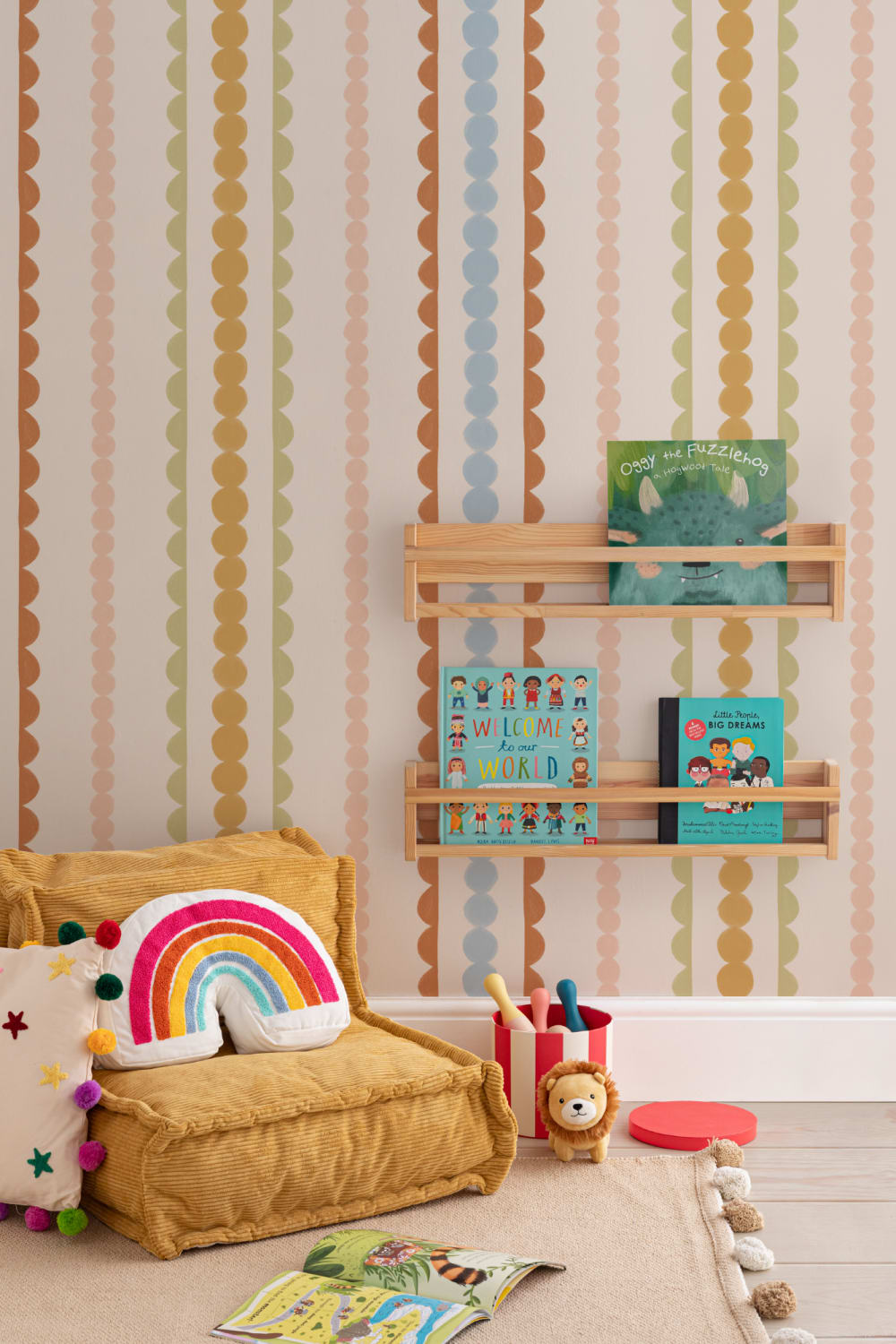 Multi Scallop dungi verticale murale