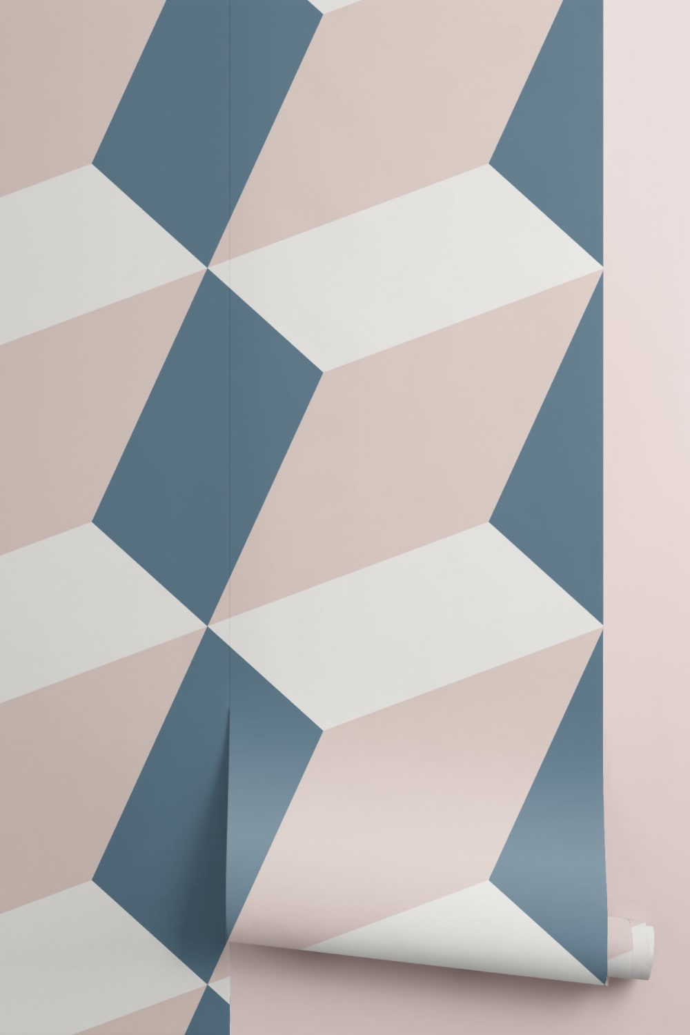 Tilted Square 3D Wallpaper Mural