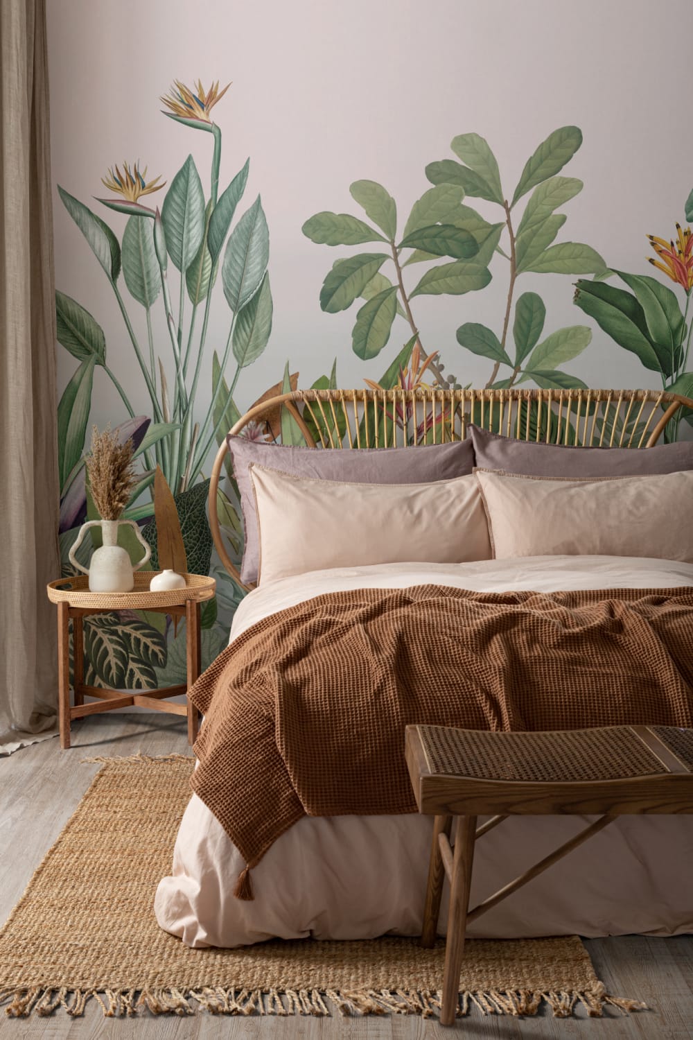 Tropical Plants Jungle Landscape Wallpaper Mural