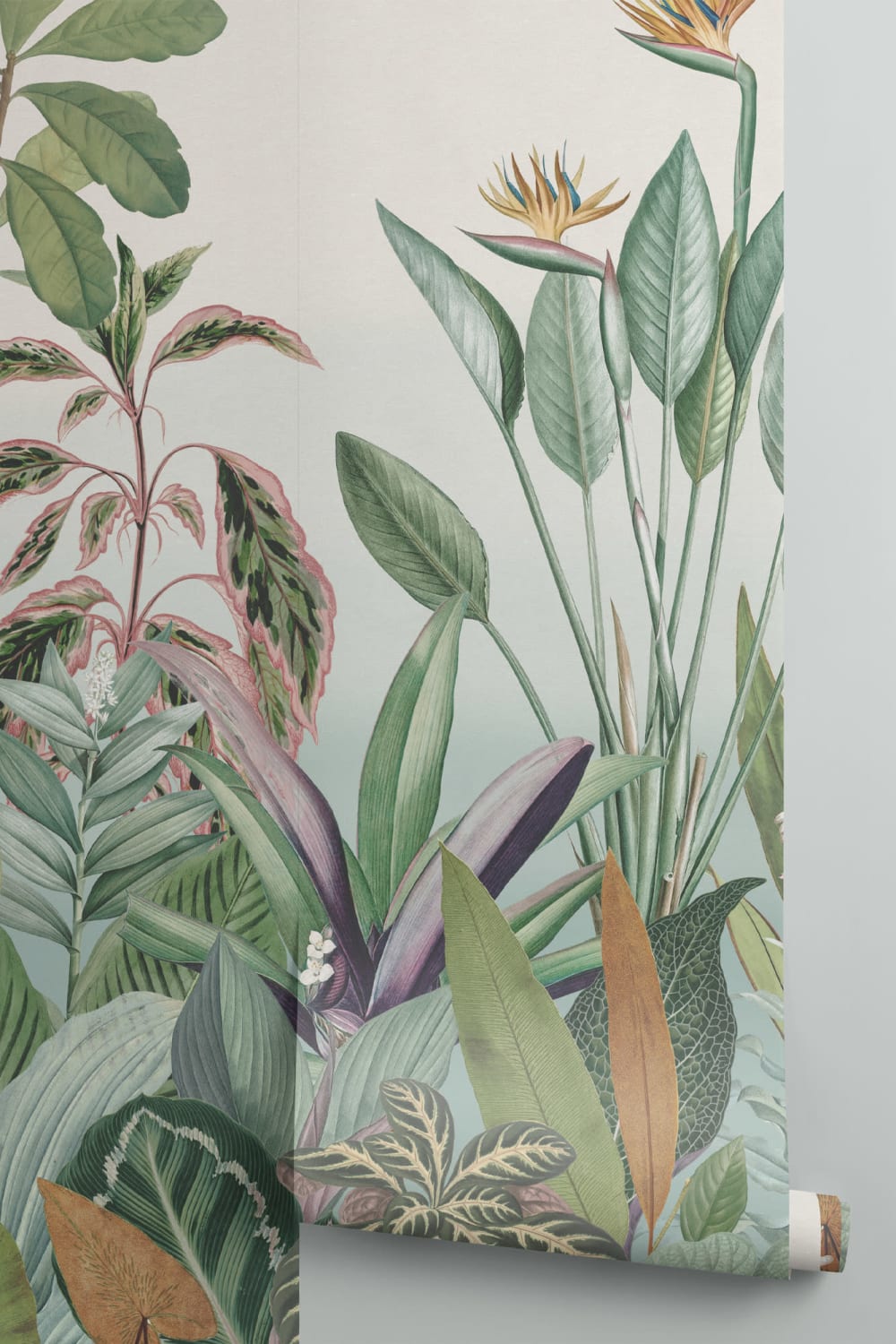 Tropical Plants Jungle Landscape Wallpaper Mural