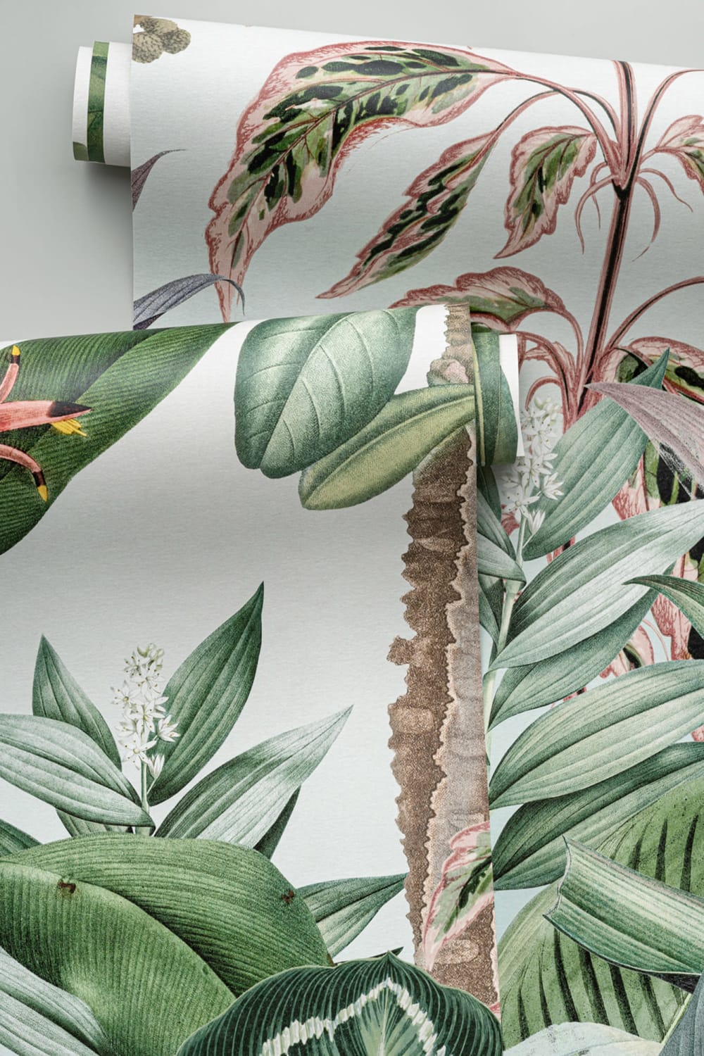 Tropical Plants Jungle Landscape Wallpaper Mural