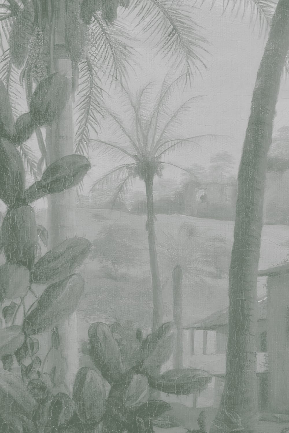 Green Frans Post Landscape Painting Mural
