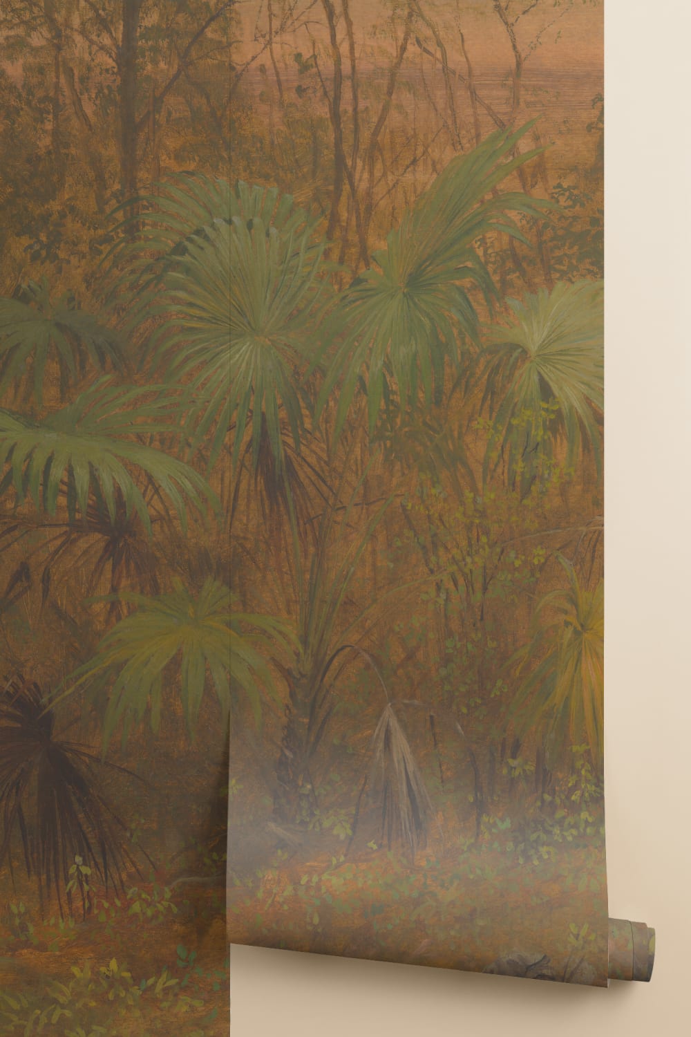 Mural de papel pintado al óleo Selva tropical