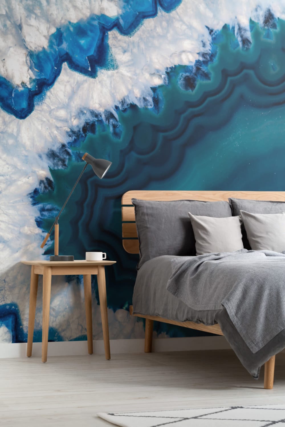 Agate Mineral Crystal Wallpaper Mural