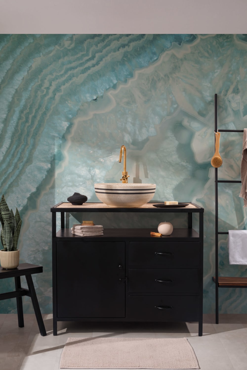 Mural de papel de parede Celeste Agate