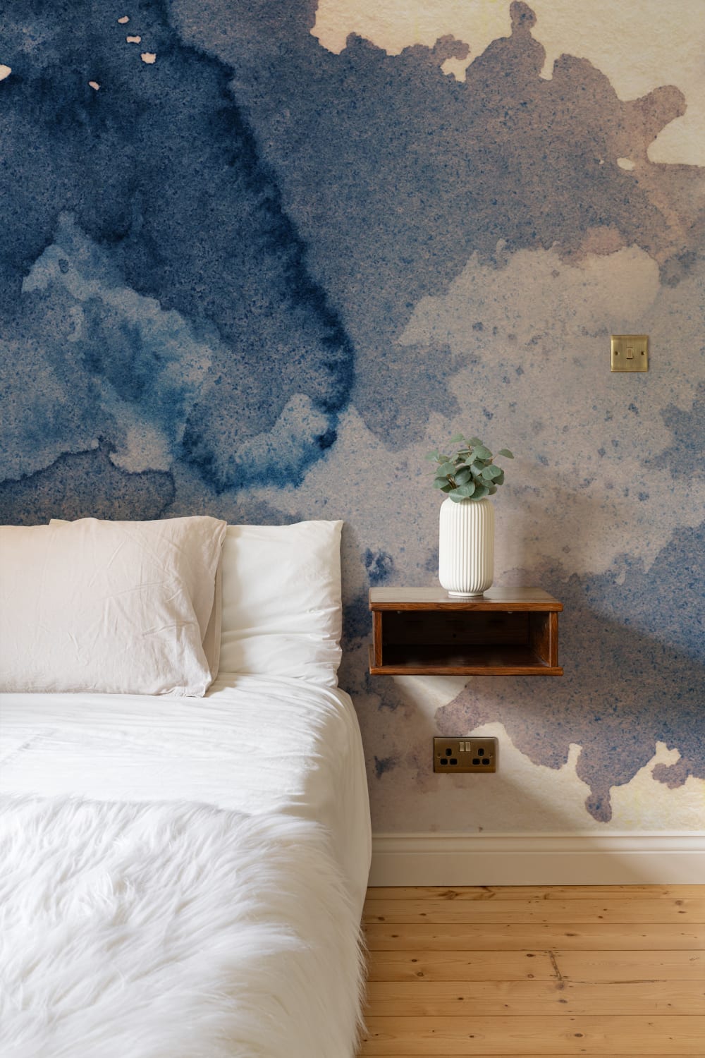 Ink Blot Akvarell Paint Fototapet
