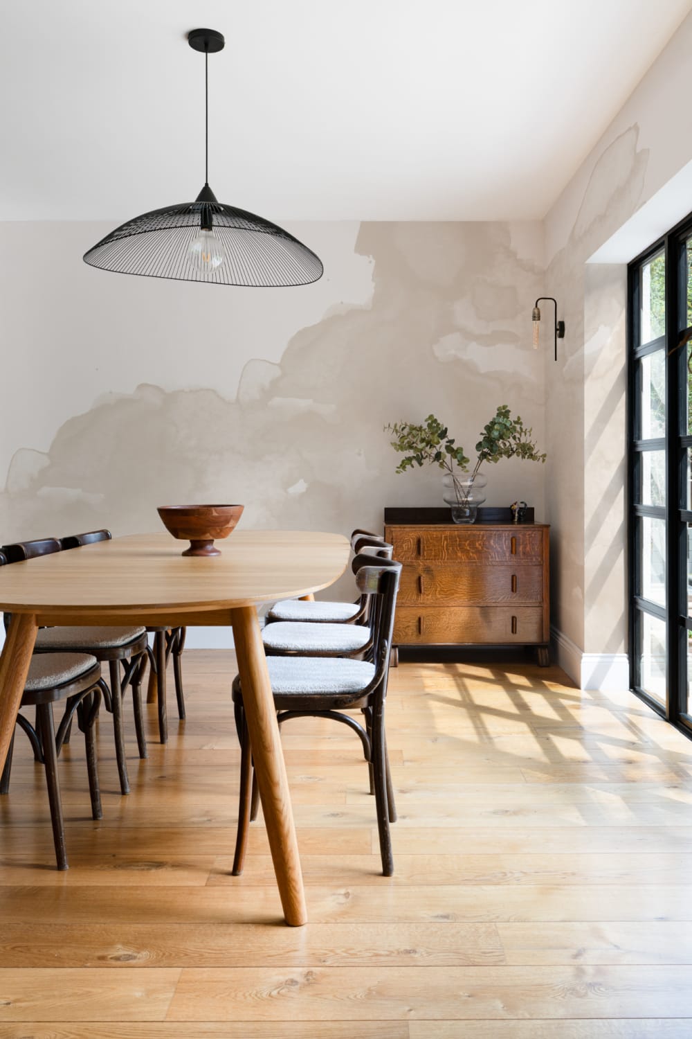 Neutral Abstract Watercolor Wallpaper Mural