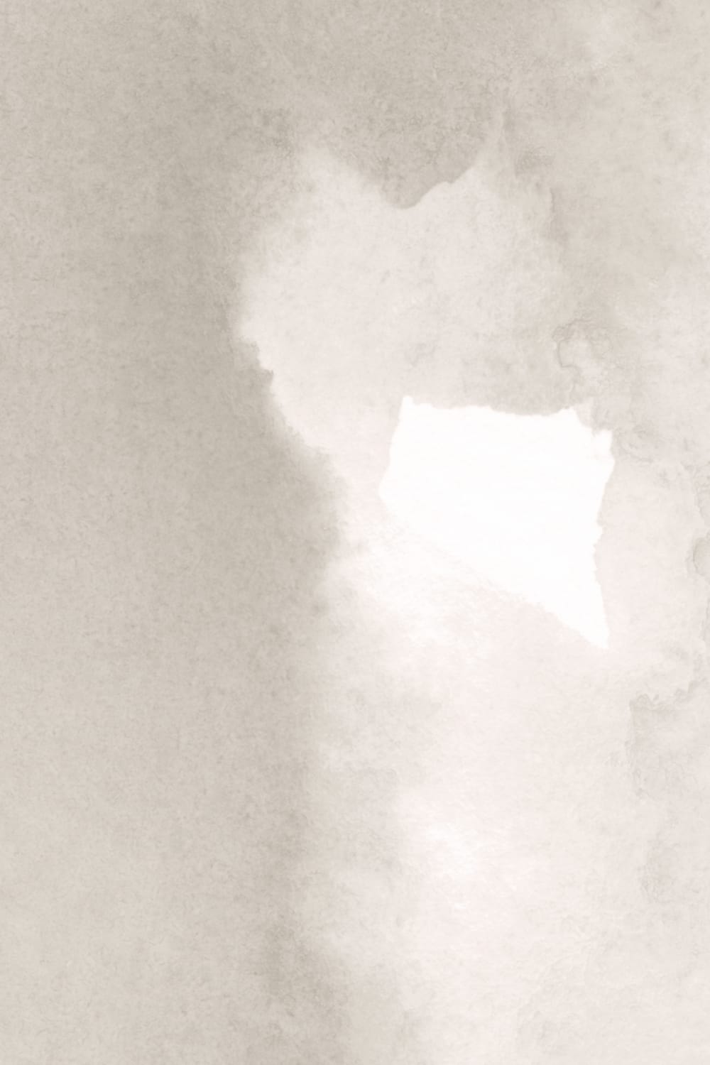 Beige Bewolkt Abstract Aquarel Muurschildering