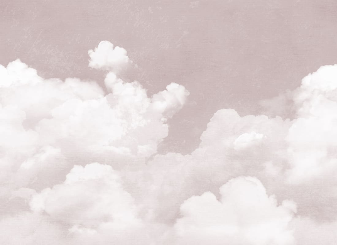 Cuddle Clouds Pink - Rebel Walls