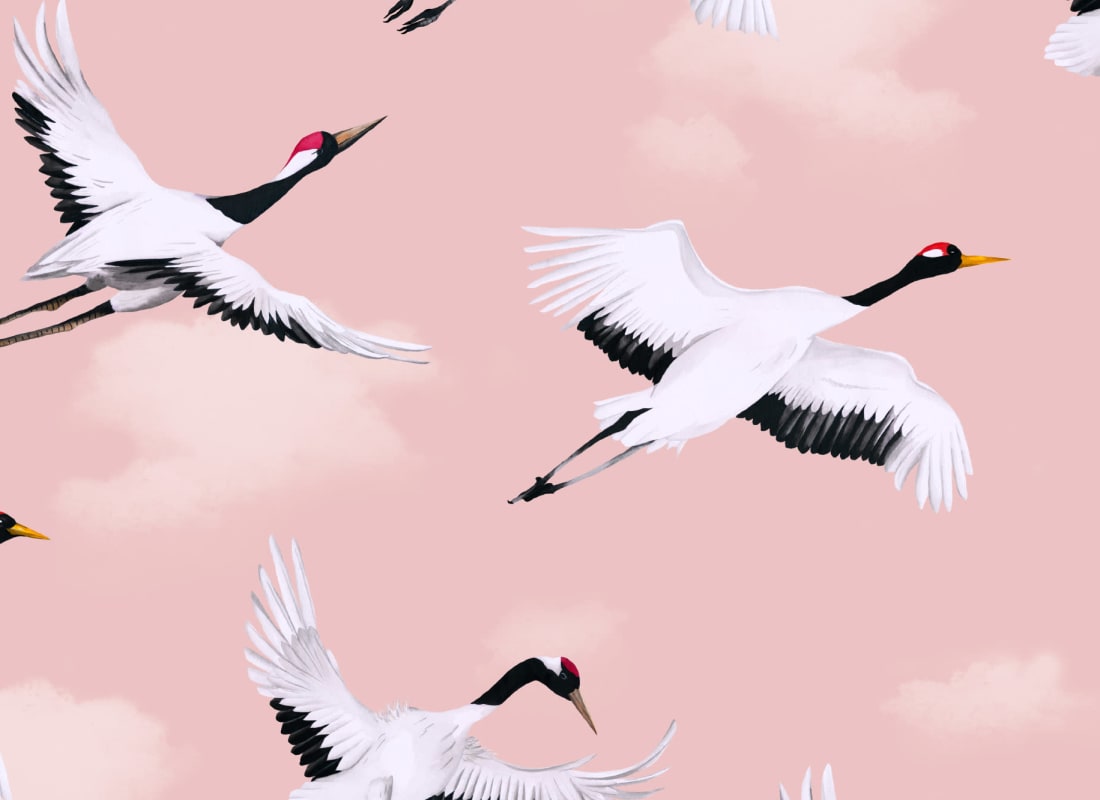 Japanese Pink Wallpaper