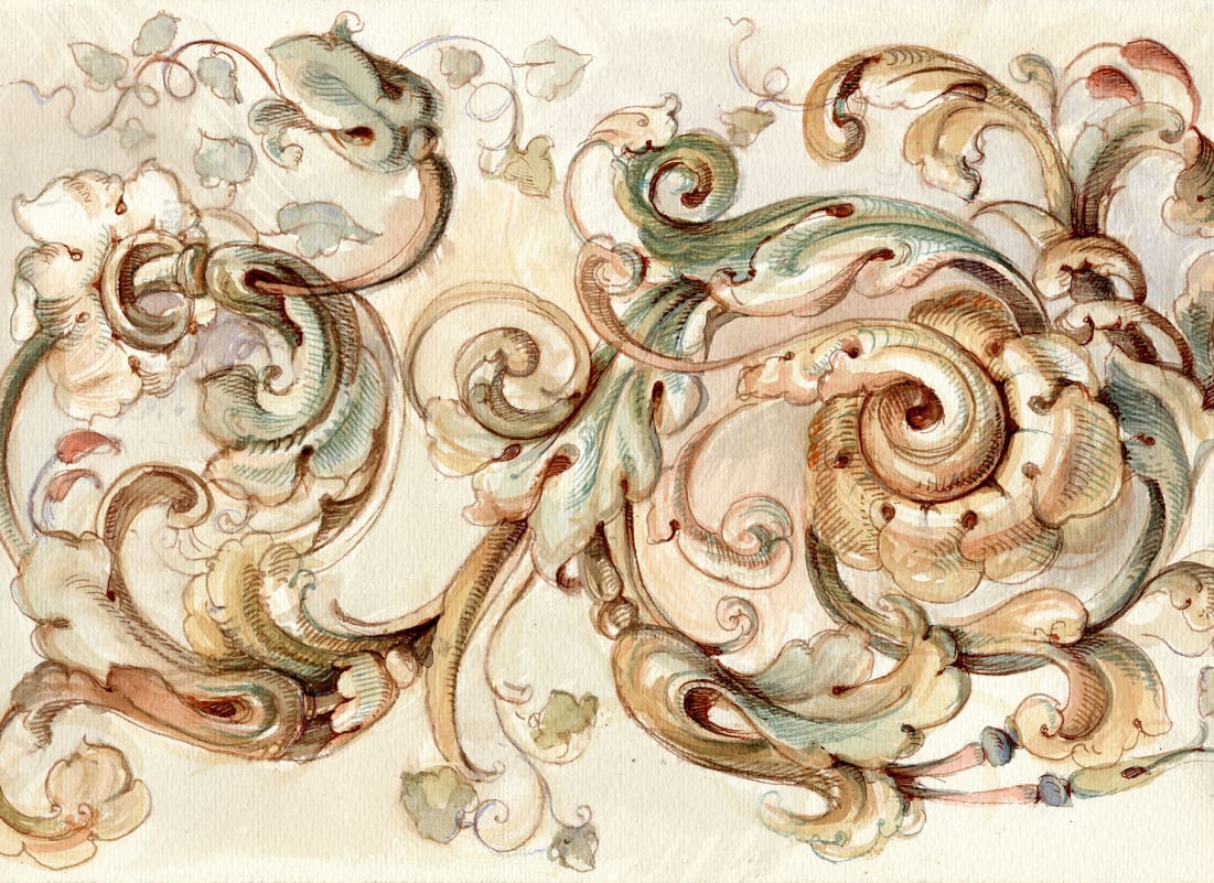 Baroque Design Wallpaper Baroque Style Wallpaper