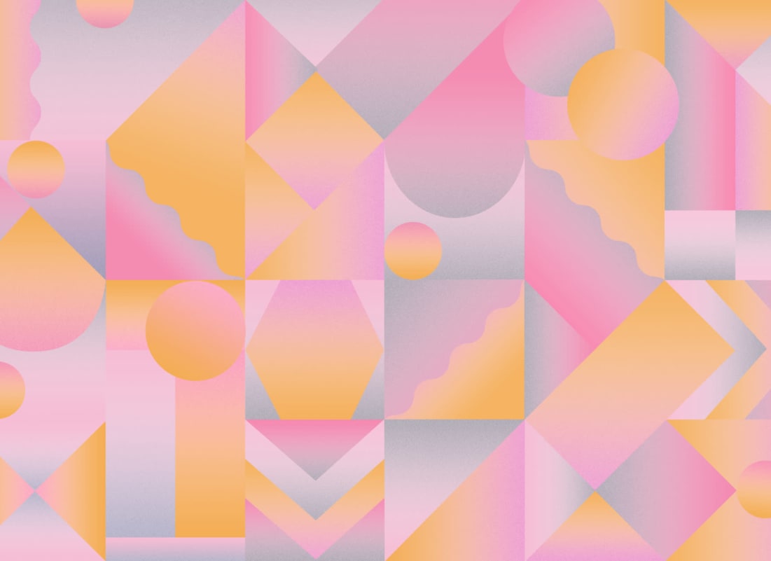 pink and mustard wallpaper