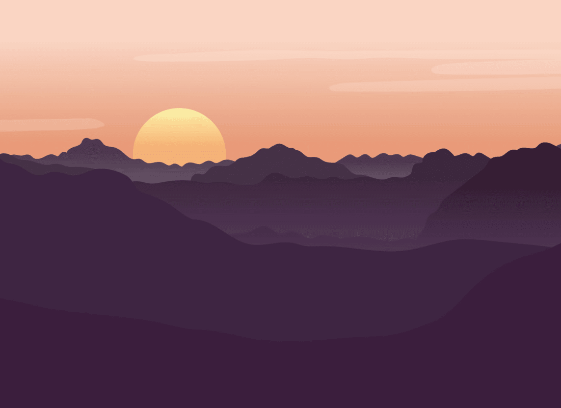 sunset wallpaper mural