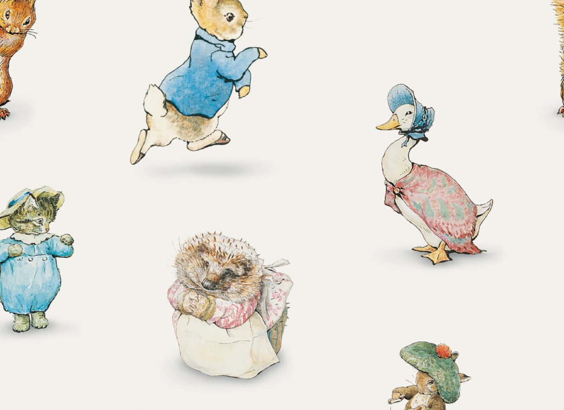vintage peter rabbit wallpaper