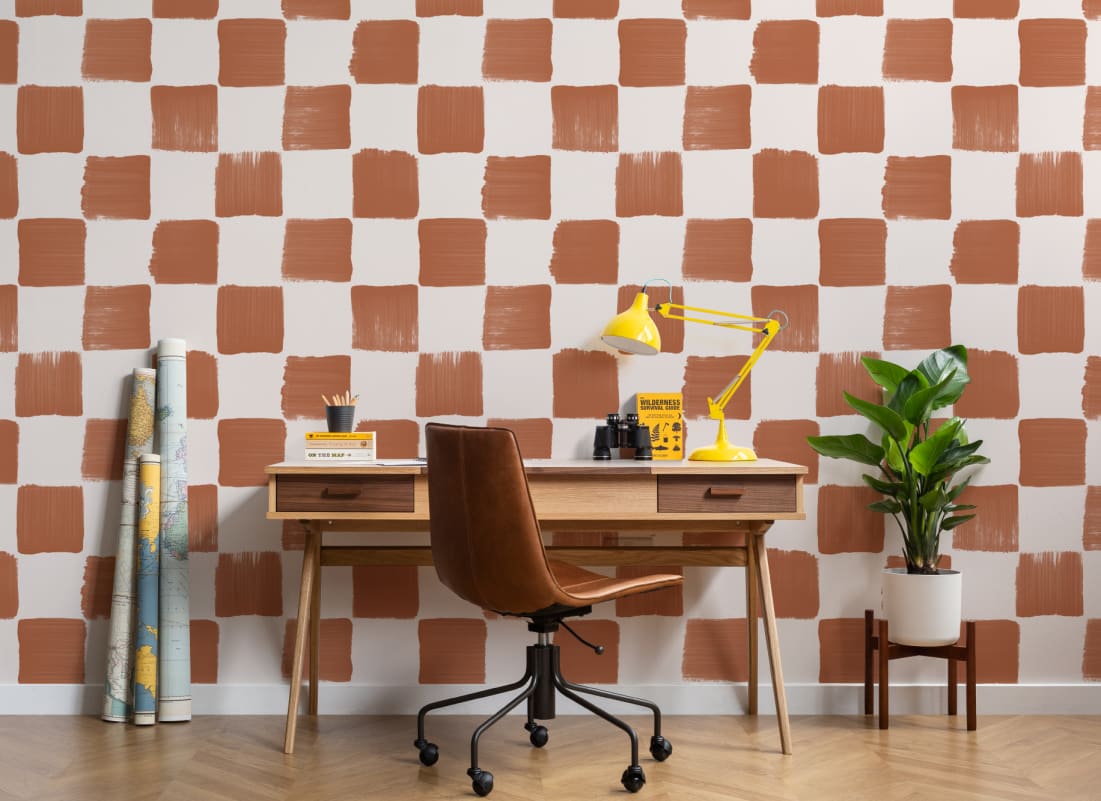 orange wallpaper ideas