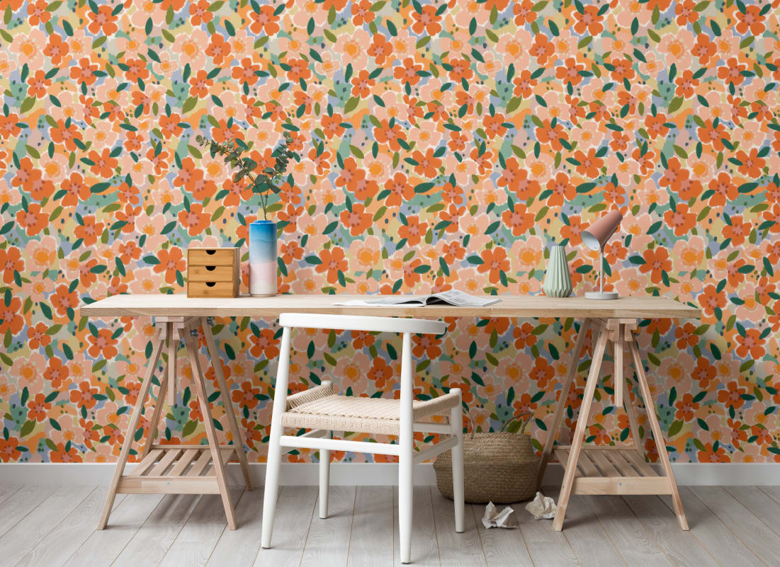 Papier peint photo | Fleurs séchées - L'élégance de l'éphémère