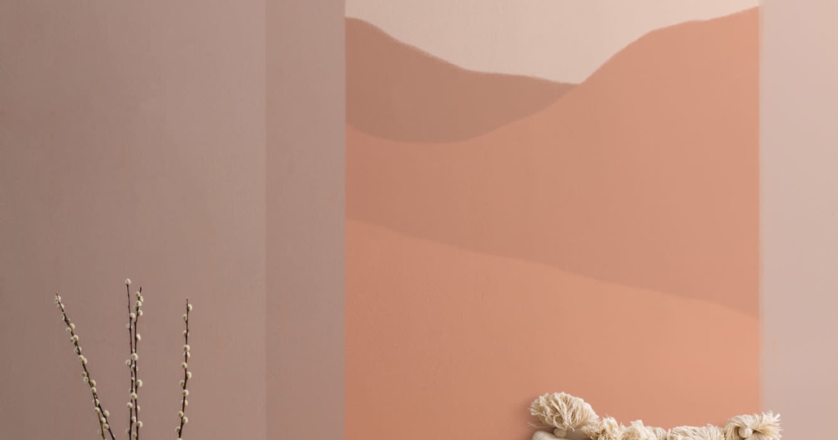 Neutral Architecture & Desert Wall Mural - Hovia