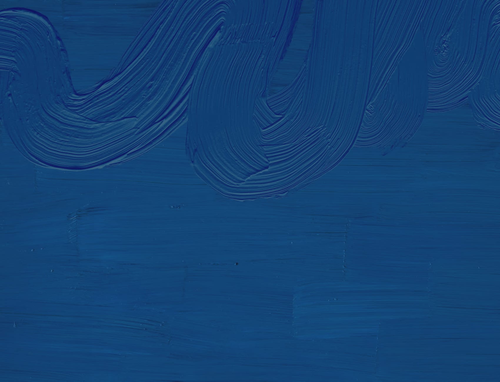 Carta da Parati Effetto Pittura Classic Blue con Pennellate di Vernice