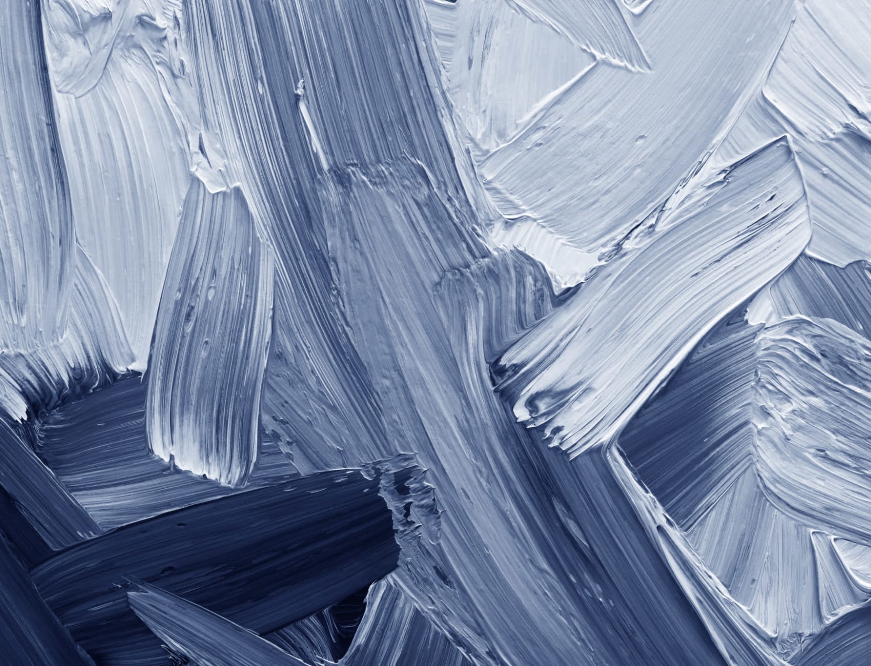 Fototapete Pinselstriche Blau