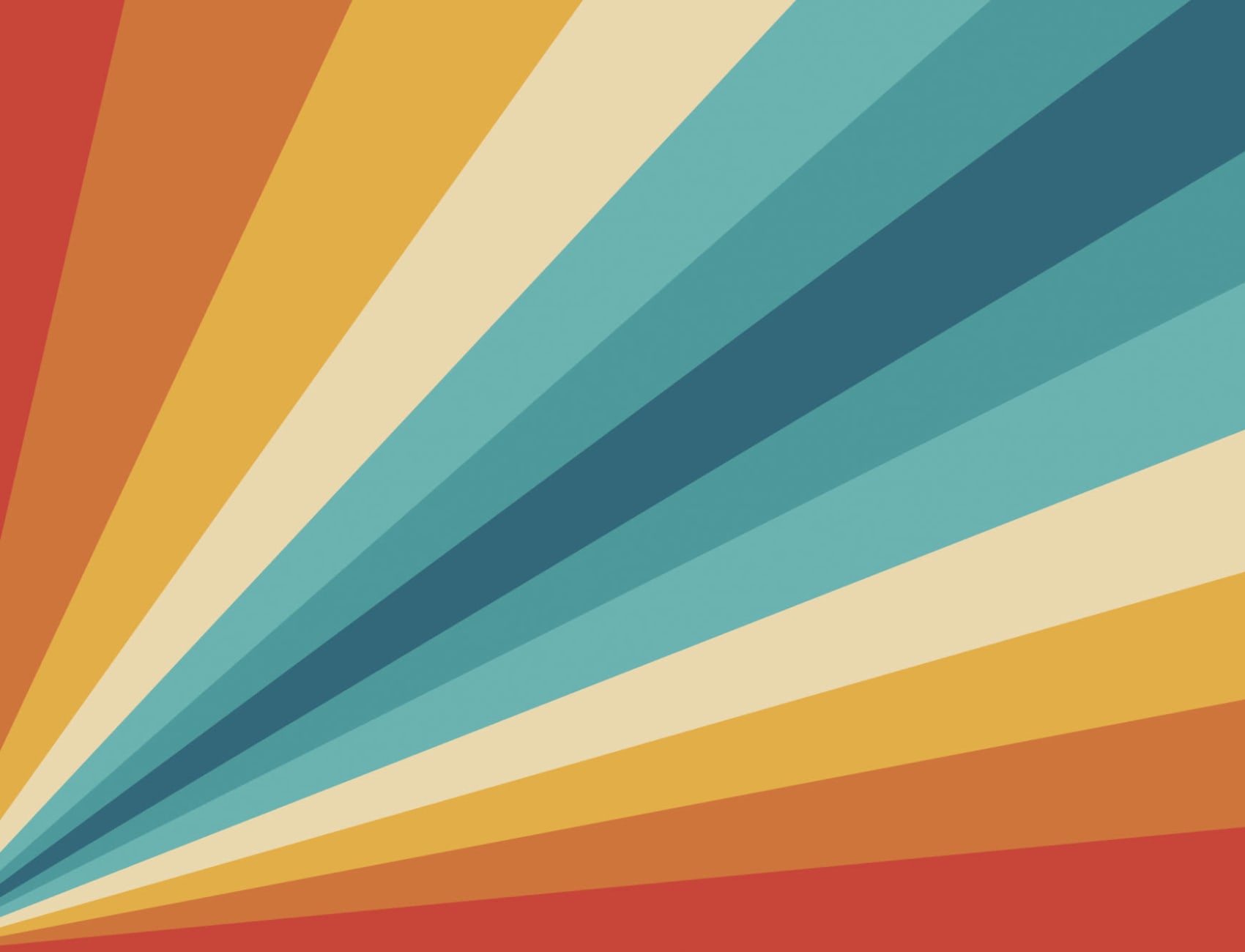 70’s Bold Multi-Color Stripes Retro Wallpaper Mural
