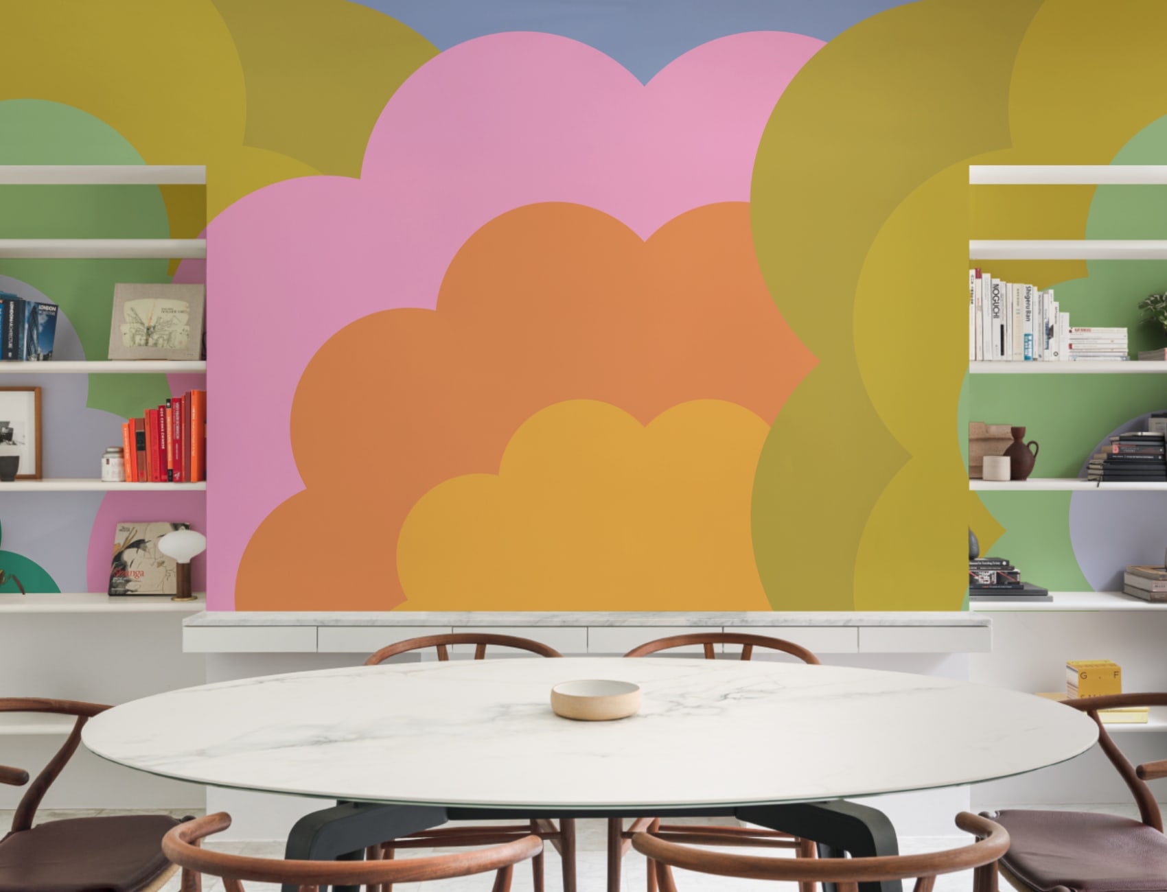 Elizabeth Olwen Happy Skies Bold Murale
