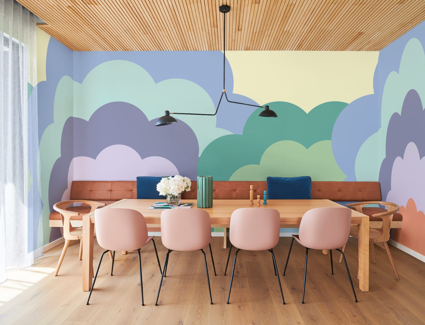 Elizabeth Olwen Happy Skies Multi Mural