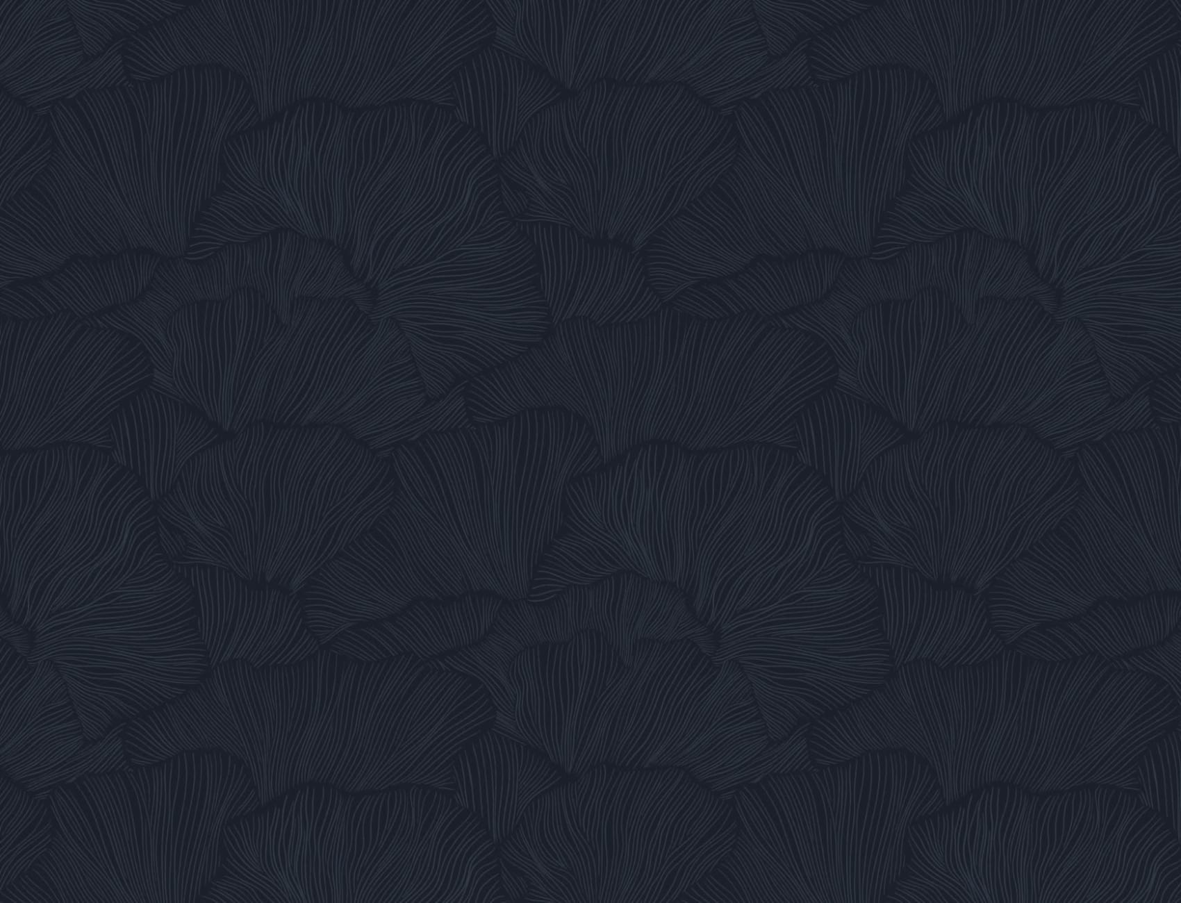 Navy Minimalist Mushroom Wall Mural