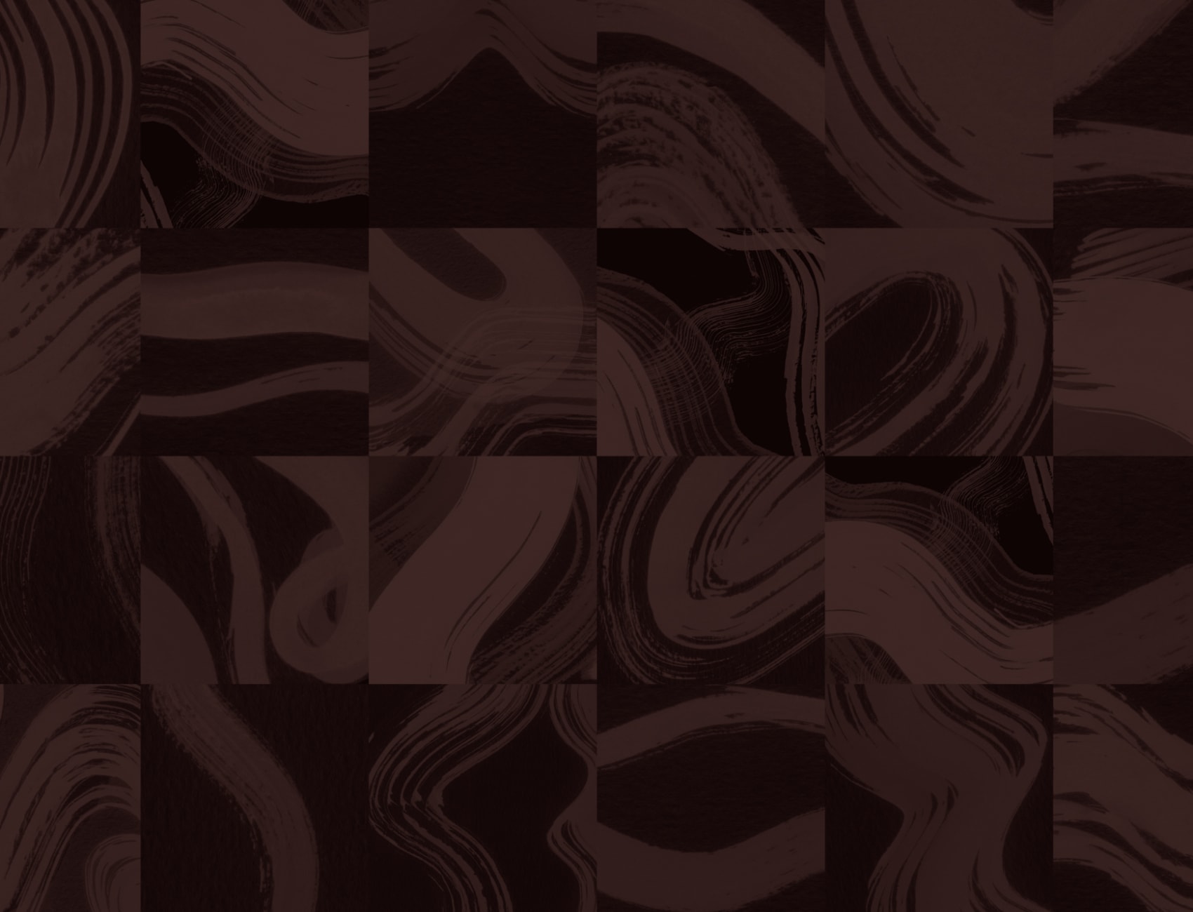 Purple Tiled Abstract Ink Shapes Mural