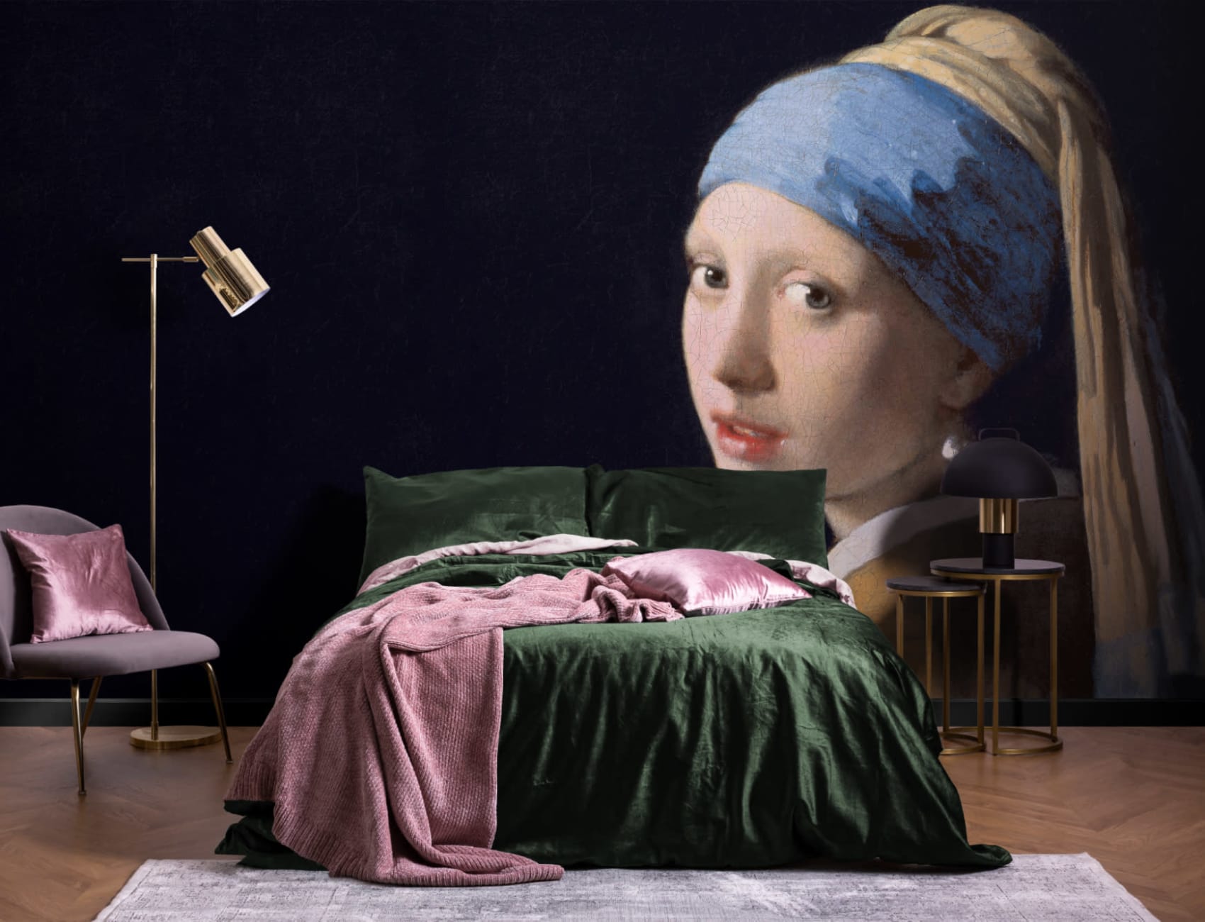 Fototapete Das Mädchen mit dem Perlenohrring von Vermeer