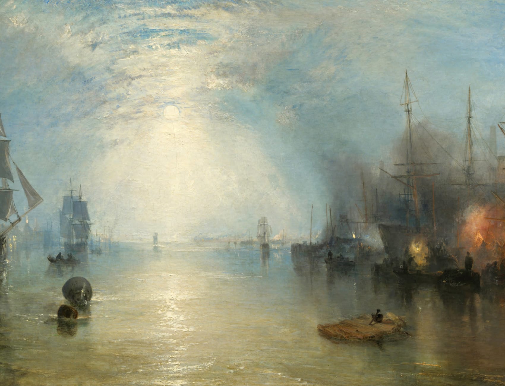 Keelmen Heaving in Coals by Turner Wallpaper Mural