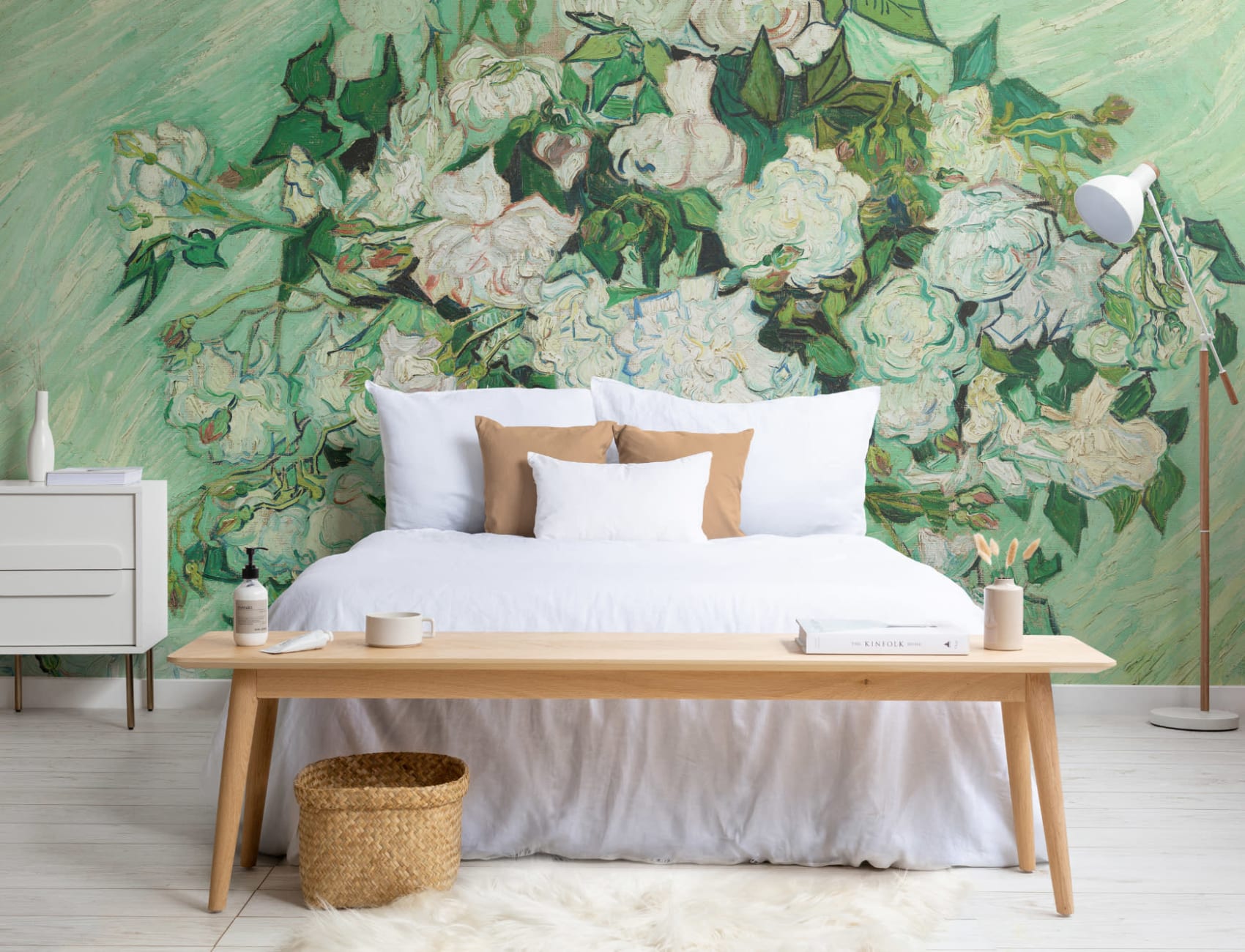 Roses by Vincent Van Gogh Wall Mural