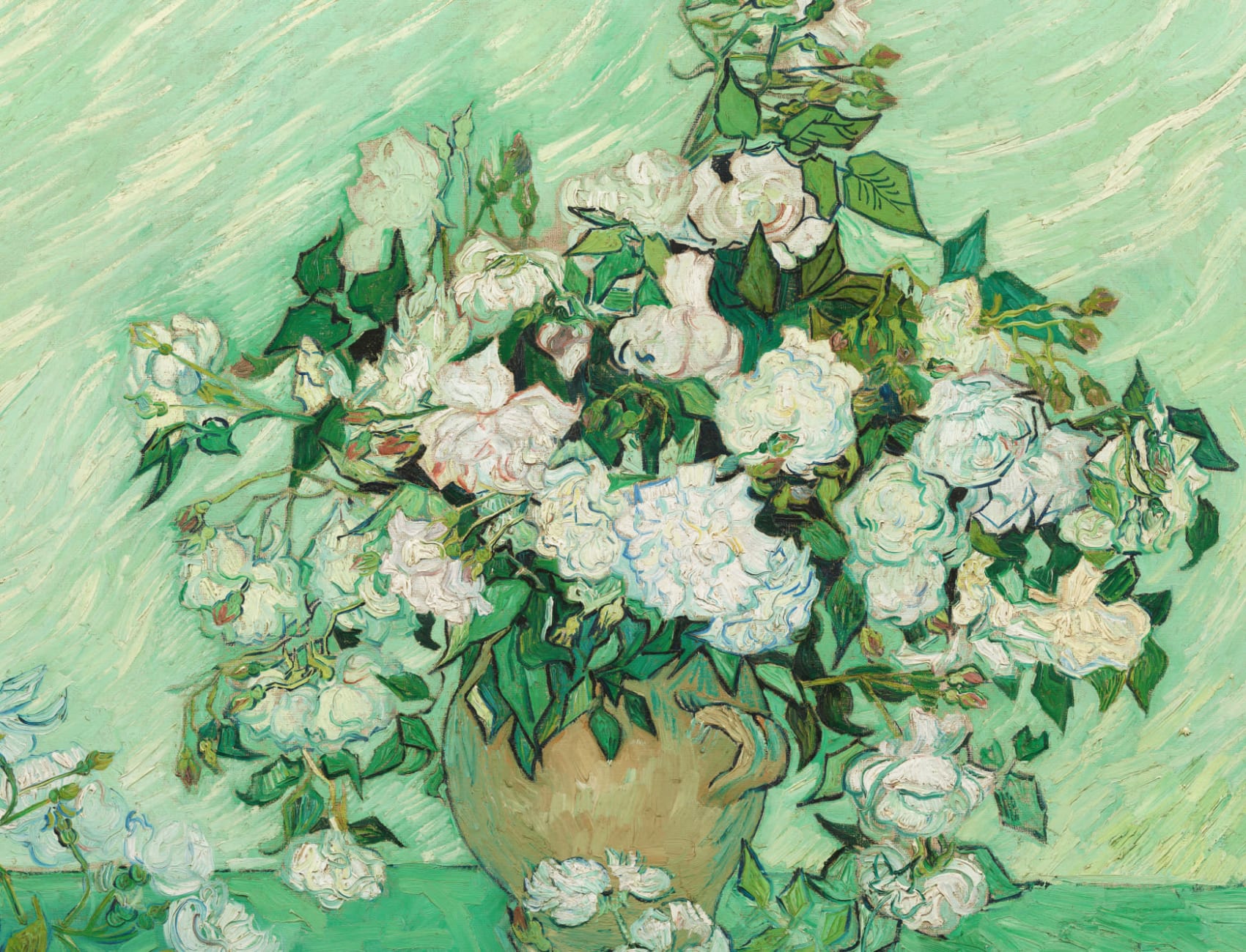 Roses by Vincent Van Gogh Wall Mural