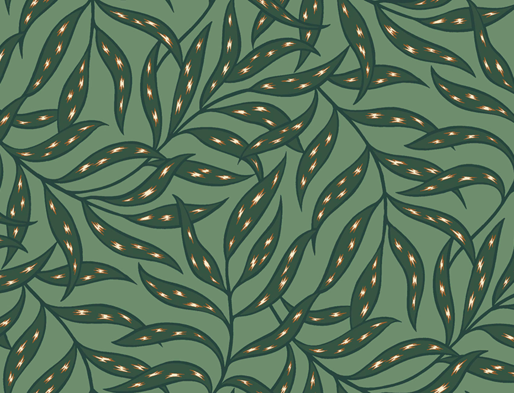 Armonia di foglie di menta