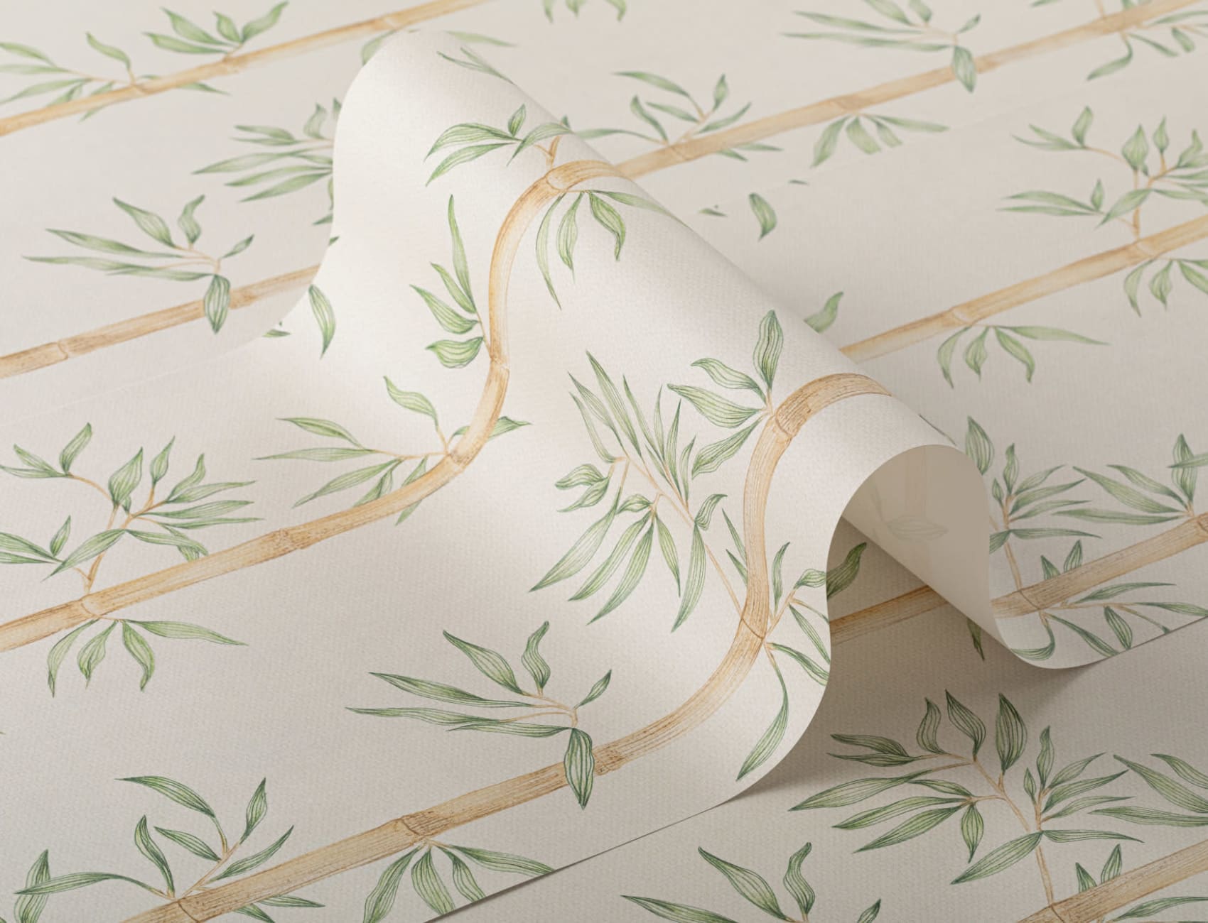 Watercolor Bamboo Wallpaper