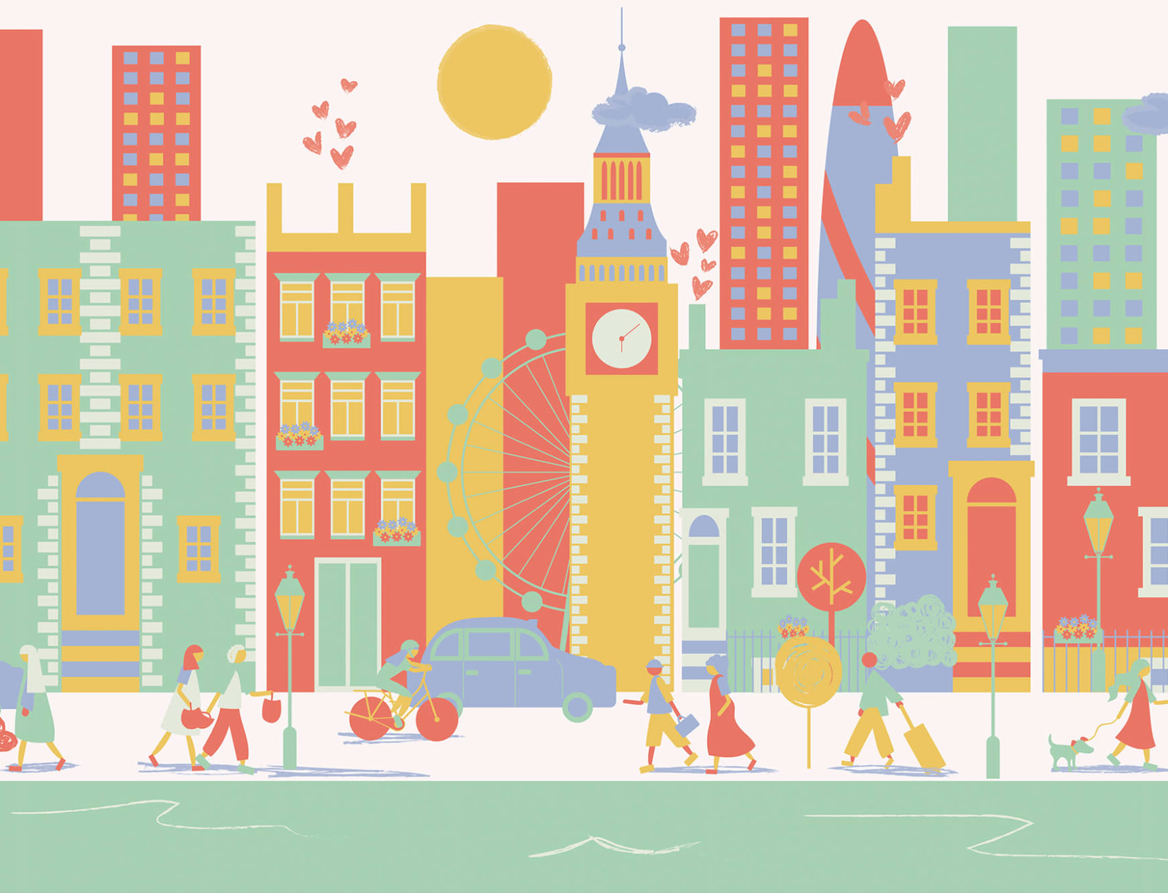 London City Living tapet