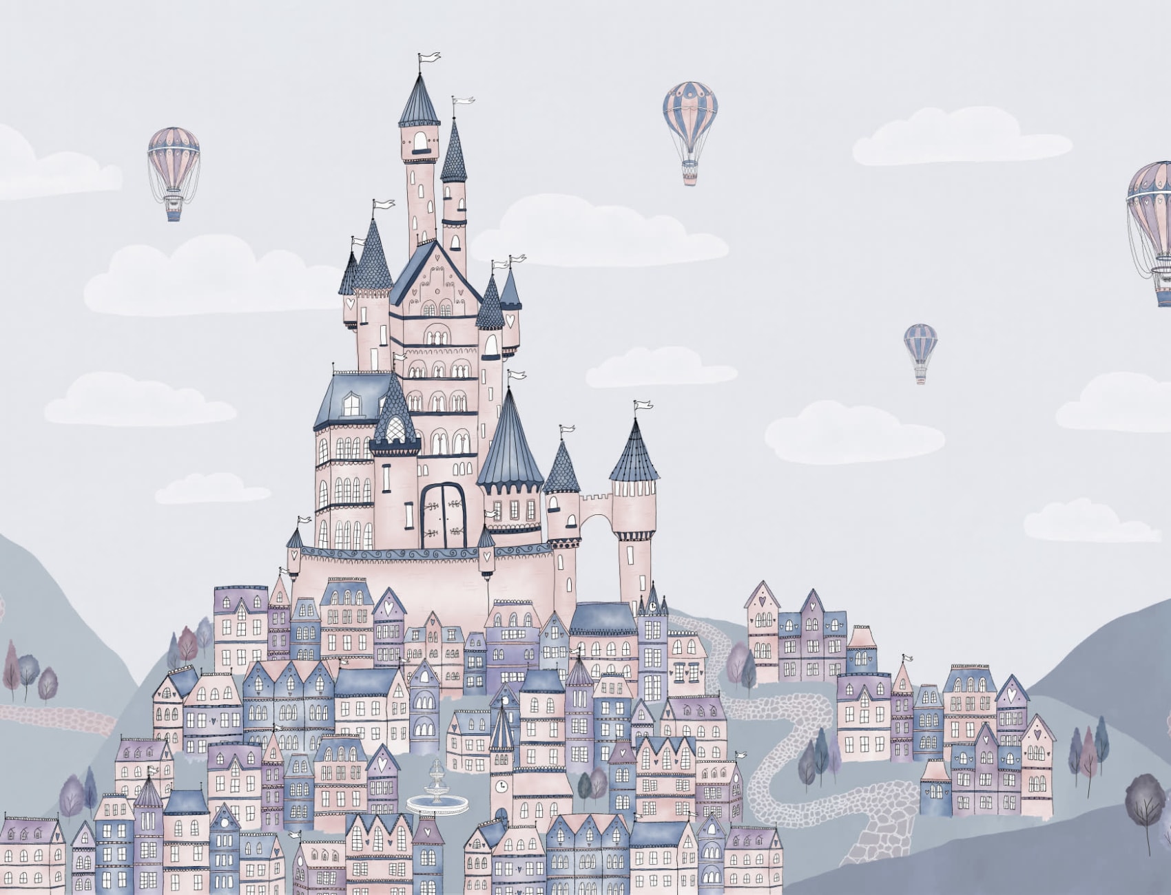 Princess Palace Fairytale Fototapet