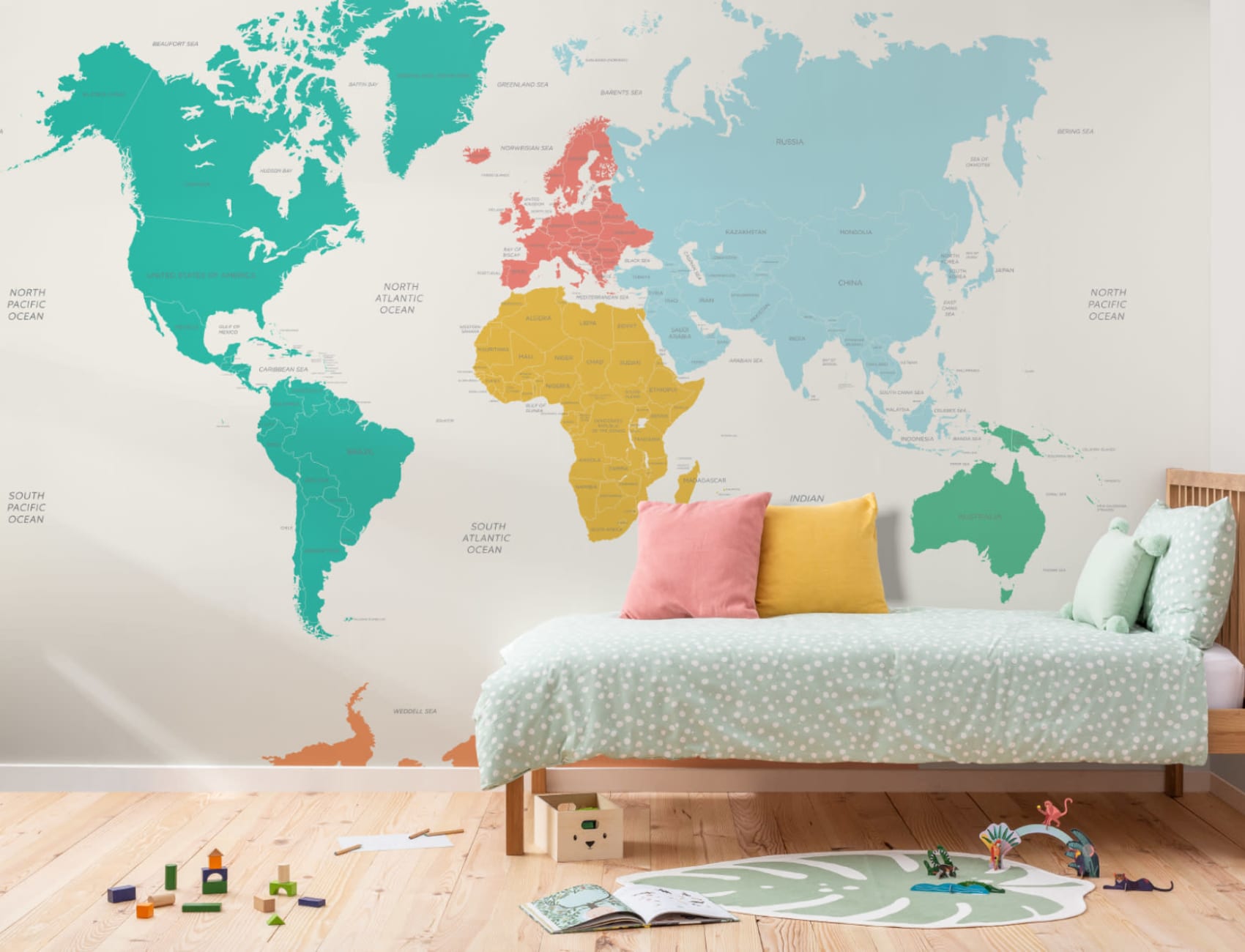 Discovery Map Wallpaper Mural