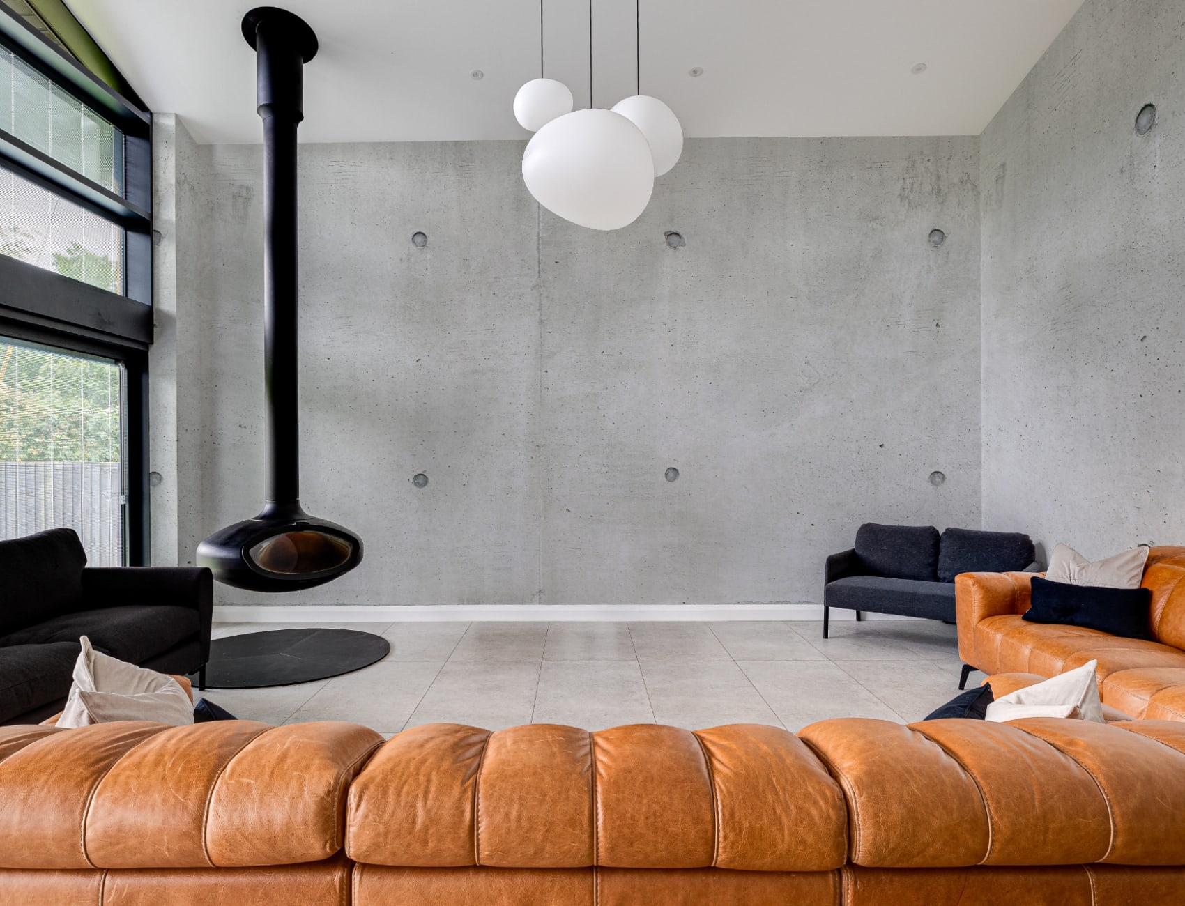 Modern Concrete Block Wallpaper Mural