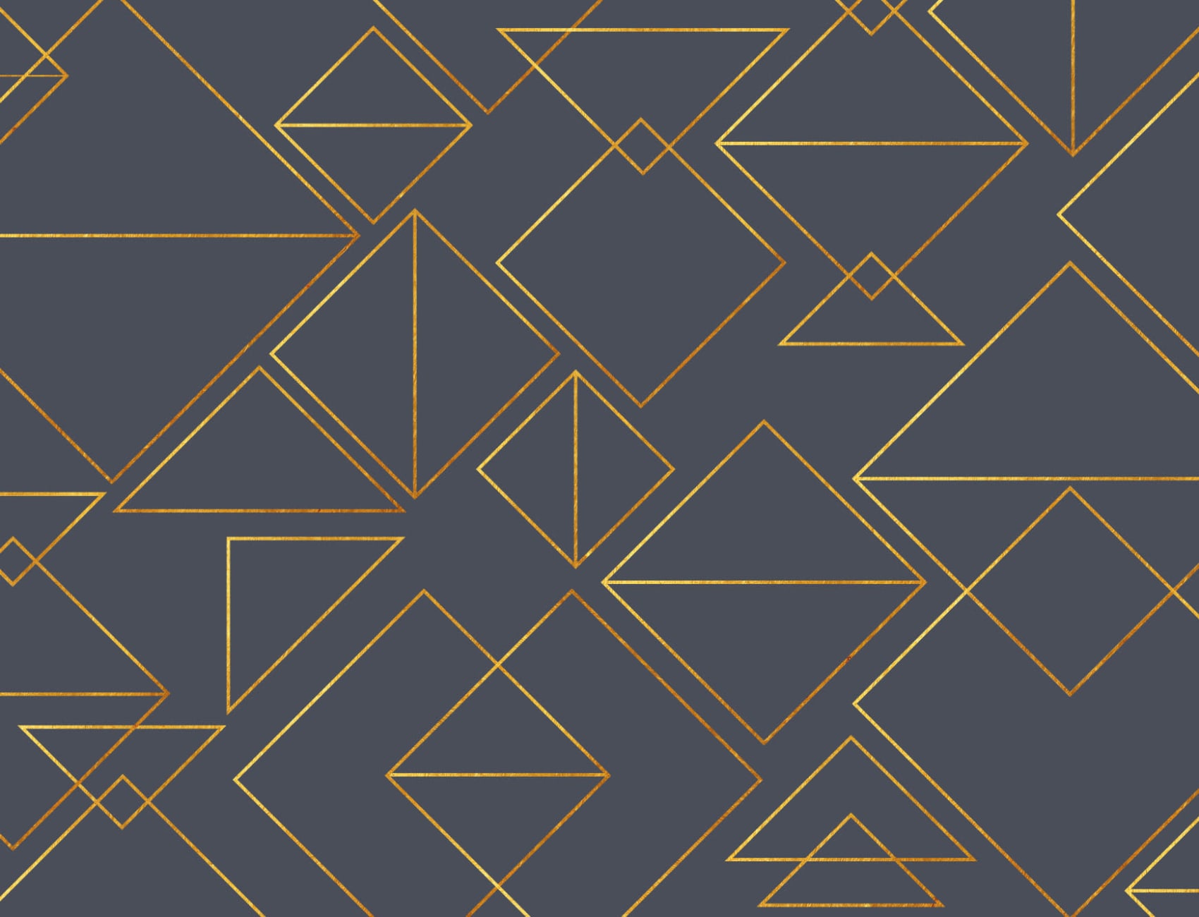 Classic Navy Triangles Wallpaper Mural