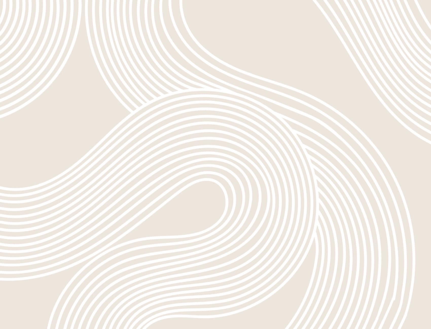 Neutru Curvy Lines Modern Zen Garden Wallpaper Mural
