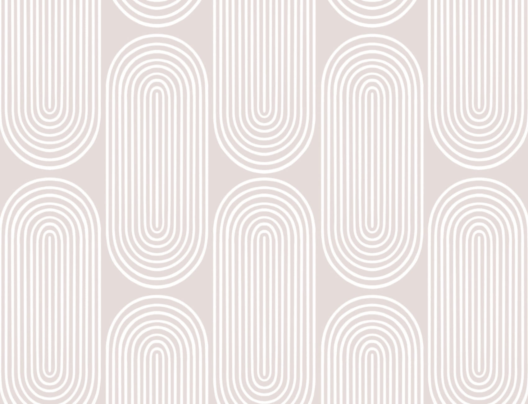 Papel de parede neutro Zen Geometric Curves Repeat Pattern