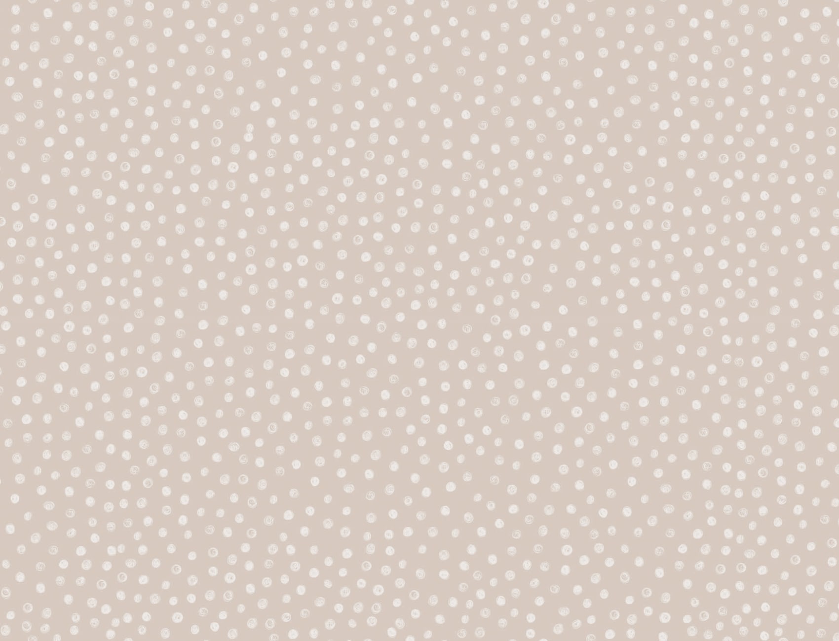 Krem illustrert polka Dot fototapet