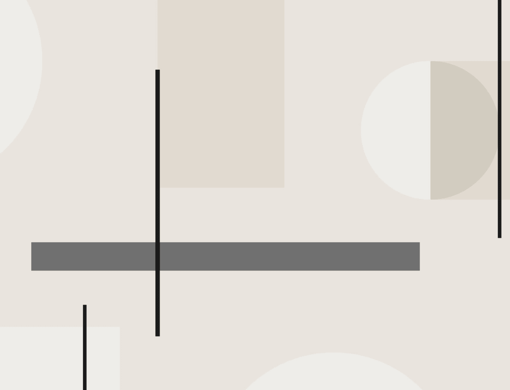 Mid Century Abstract Geometric Repeat Pattern Wallpaper