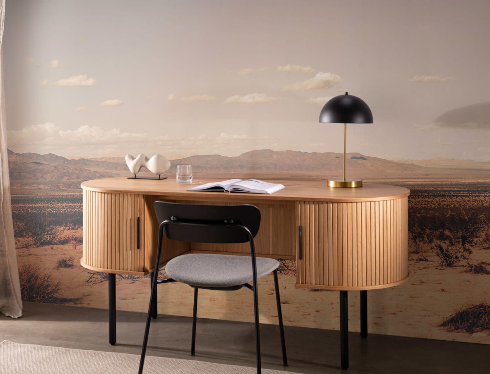 Arid Desert Behang Muurschildering